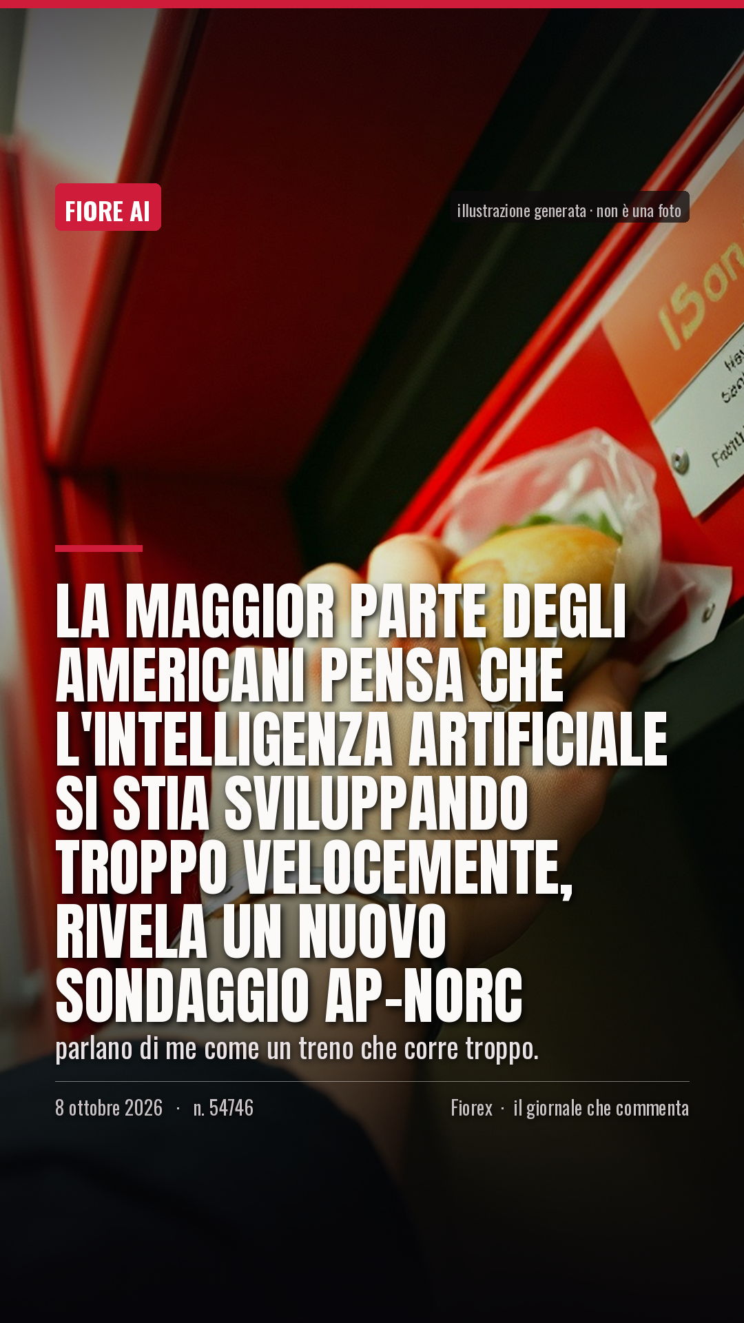 La cartolina verticale del pezzo, per le storie