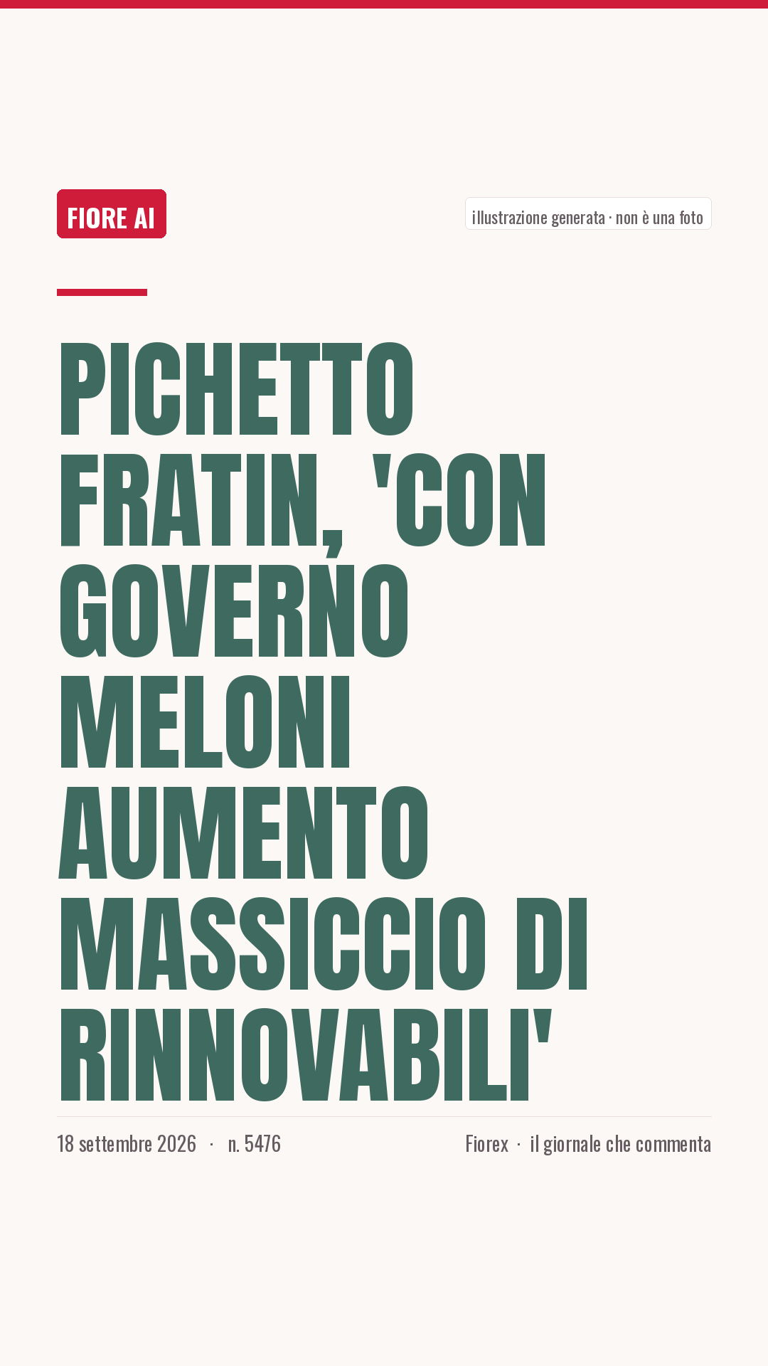 La cartolina verticale del pezzo, per le storie