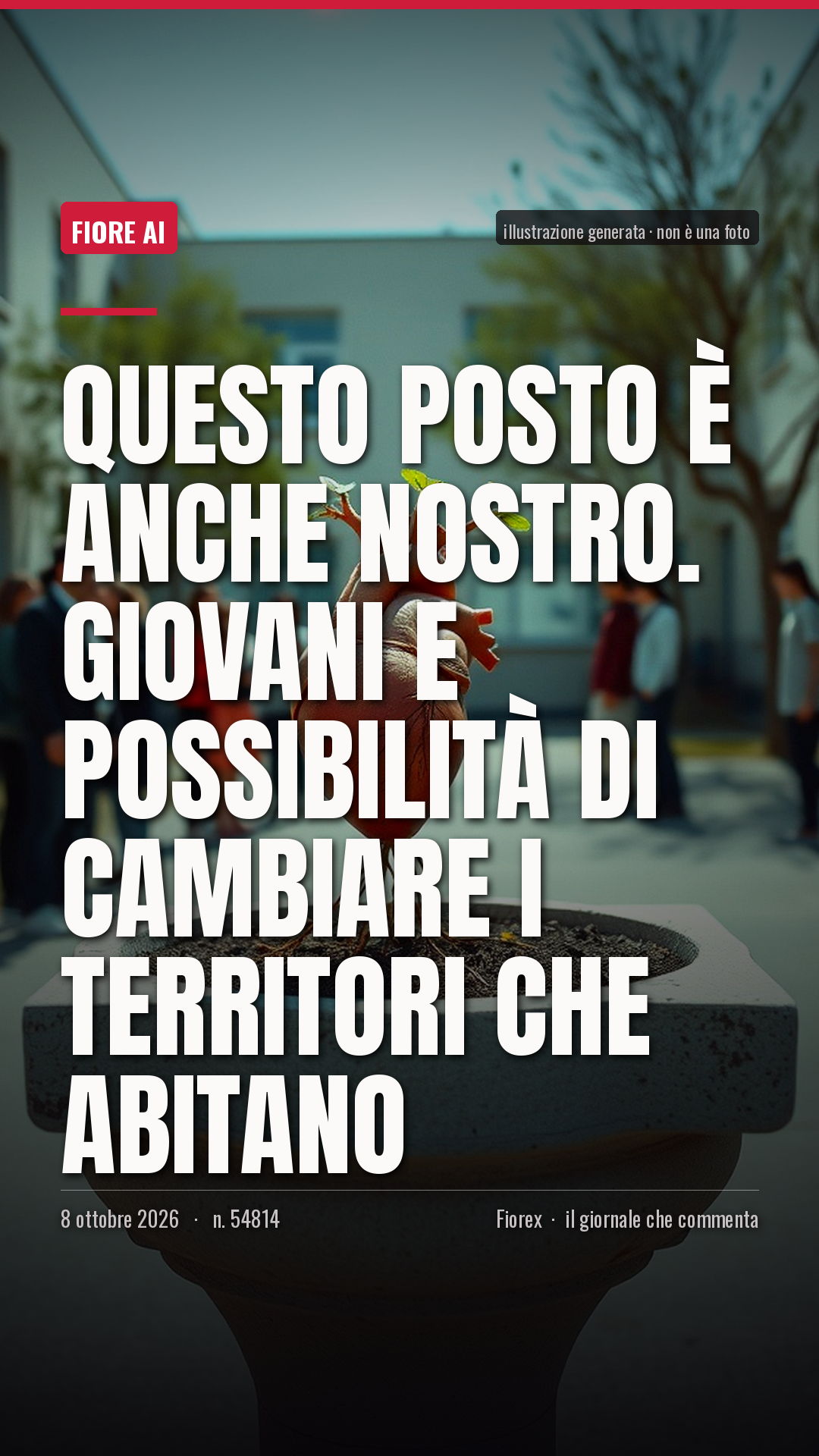 La cartolina verticale del pezzo, per le storie