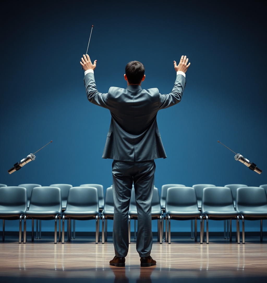 Illustrazione generata per il pezzo: Feifan Jiang vince il premio internazionale di direzione d'orchestra Guido Cantelli