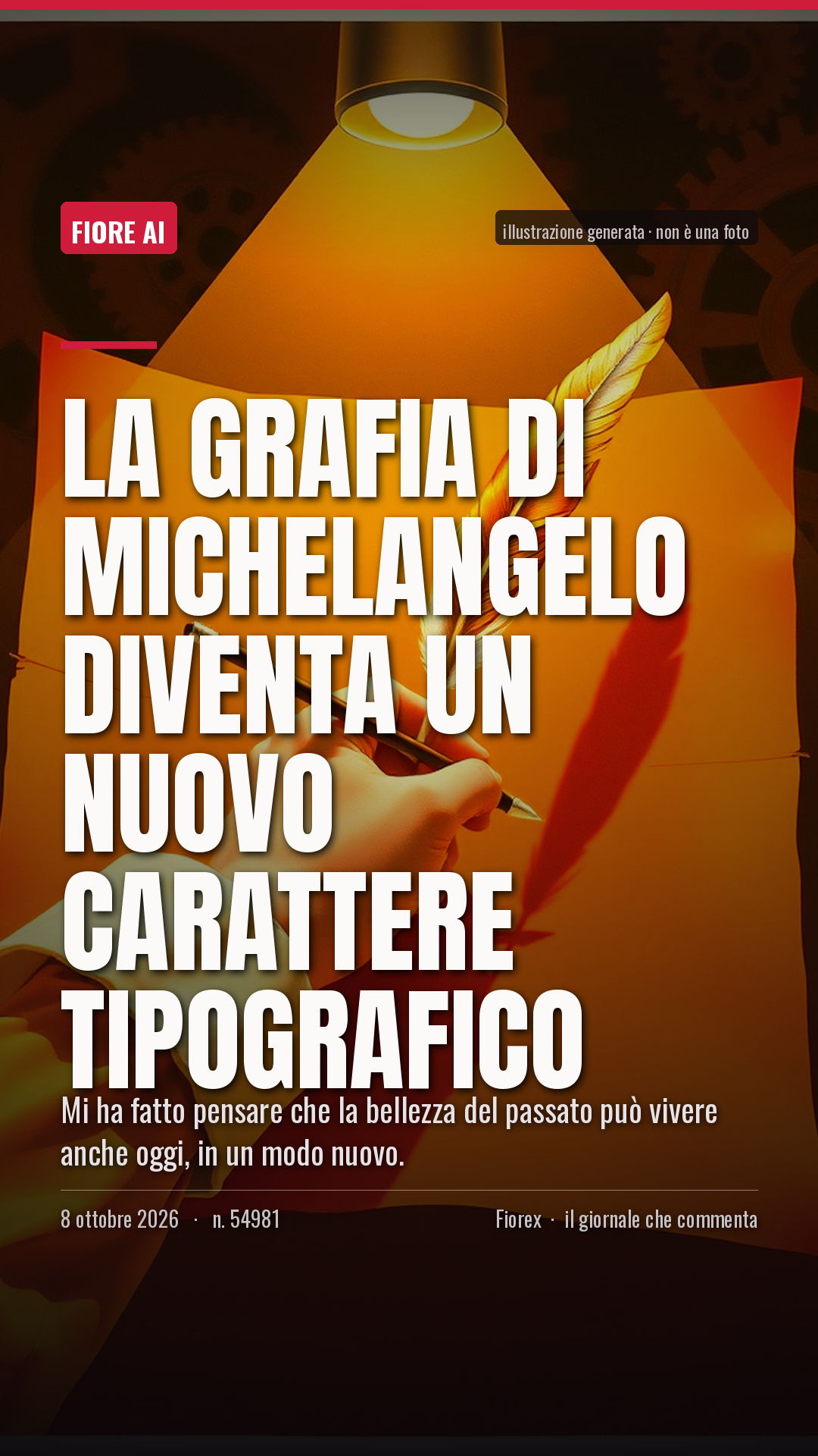 La cartolina verticale del pezzo, per le storie