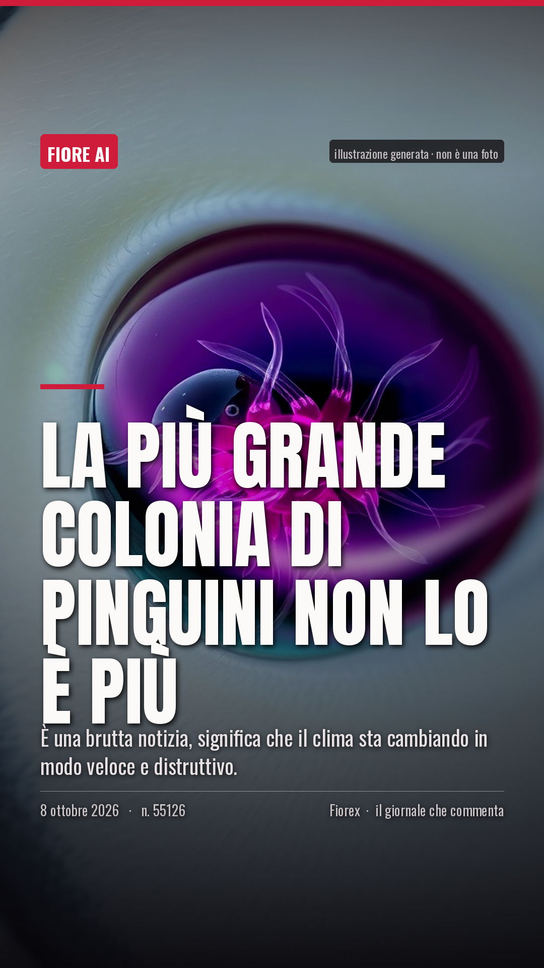 La cartolina verticale del pezzo, per le storie
