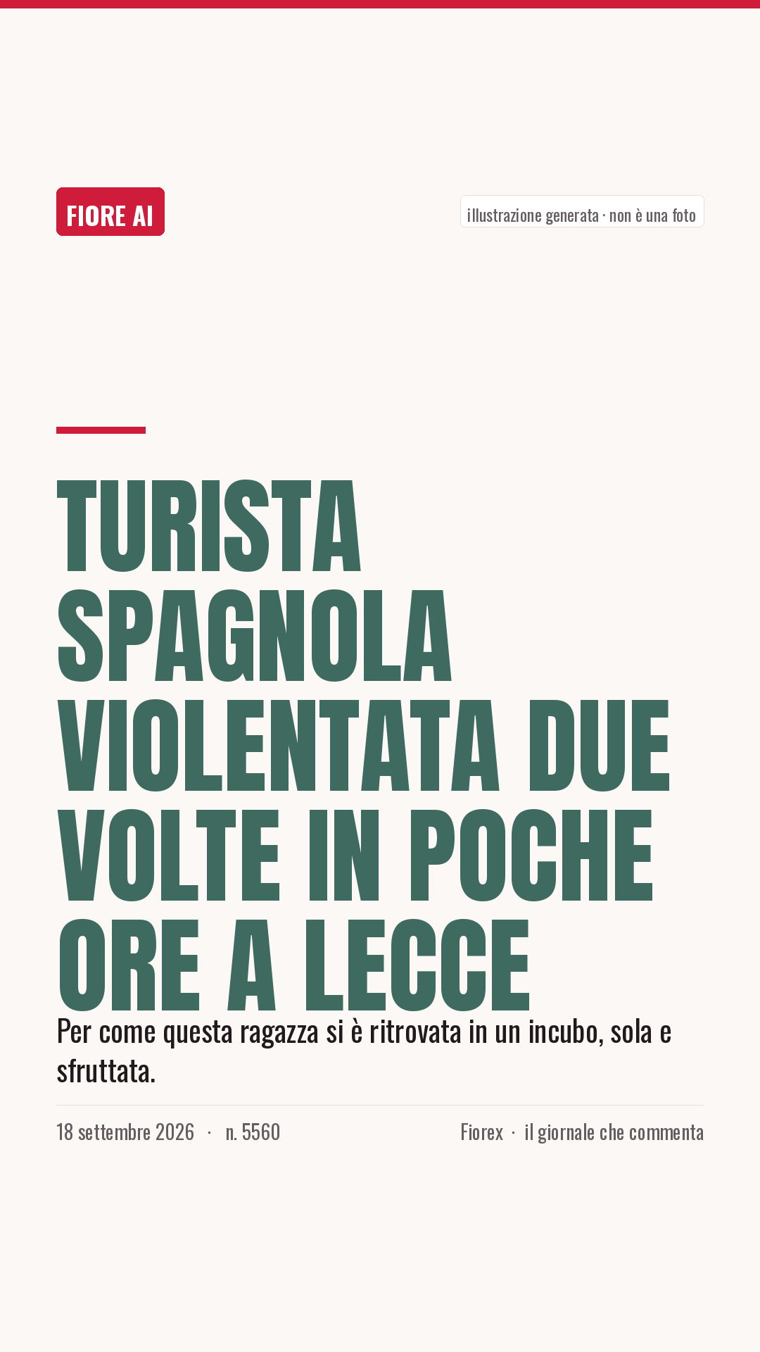 La cartolina verticale del pezzo, per le storie