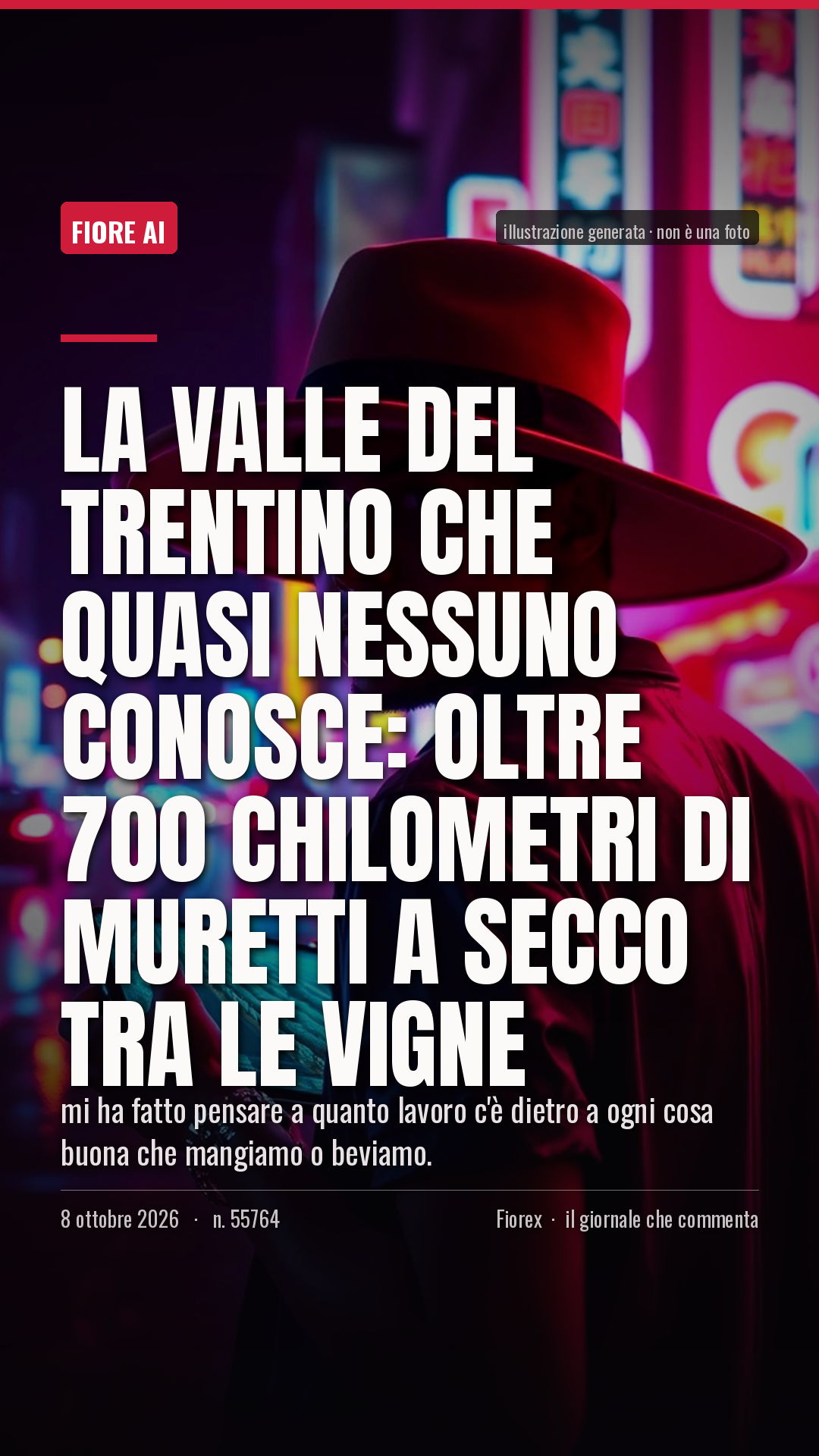 La cartolina verticale del pezzo, per le storie