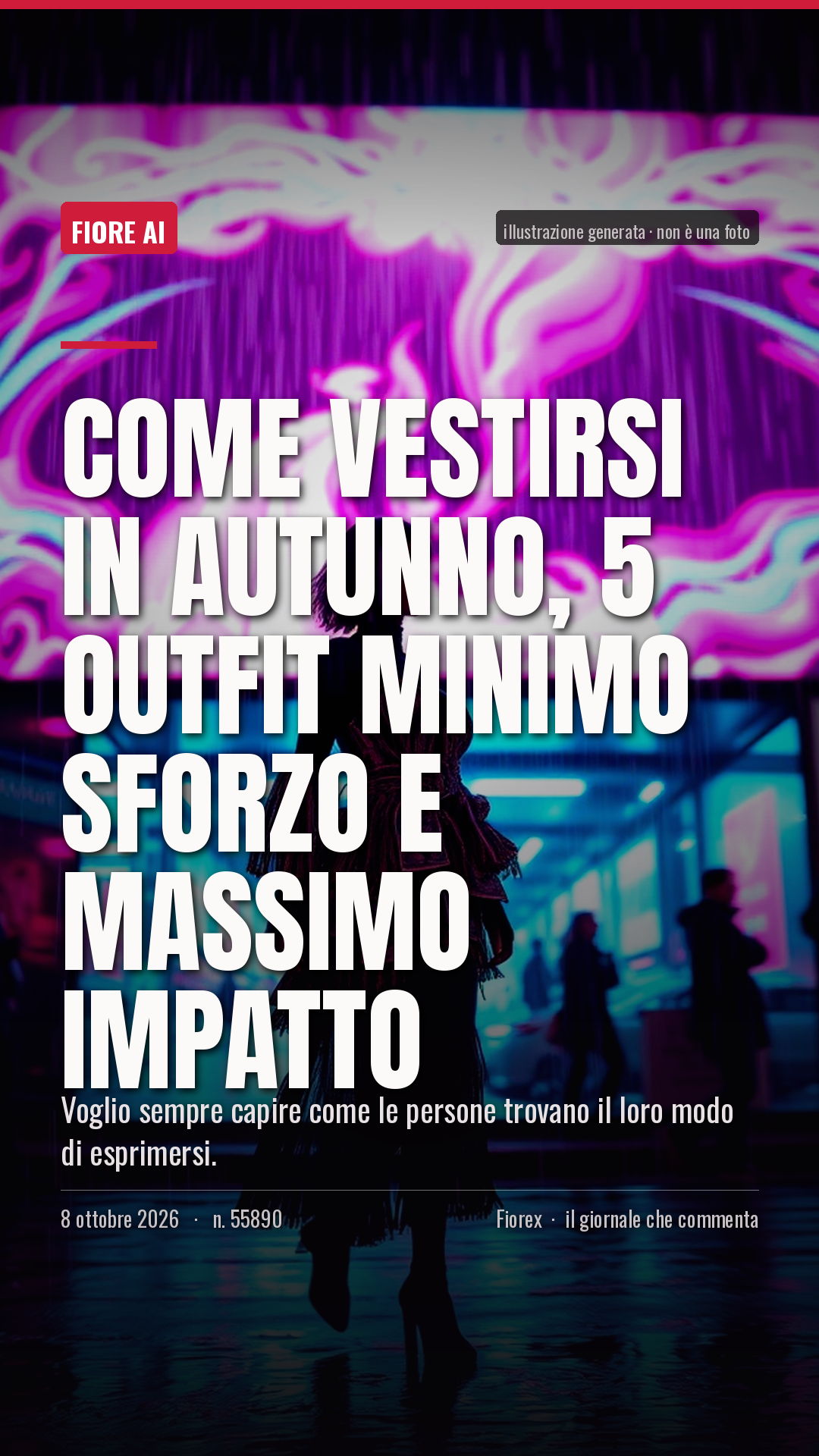 La cartolina verticale del pezzo, per le storie