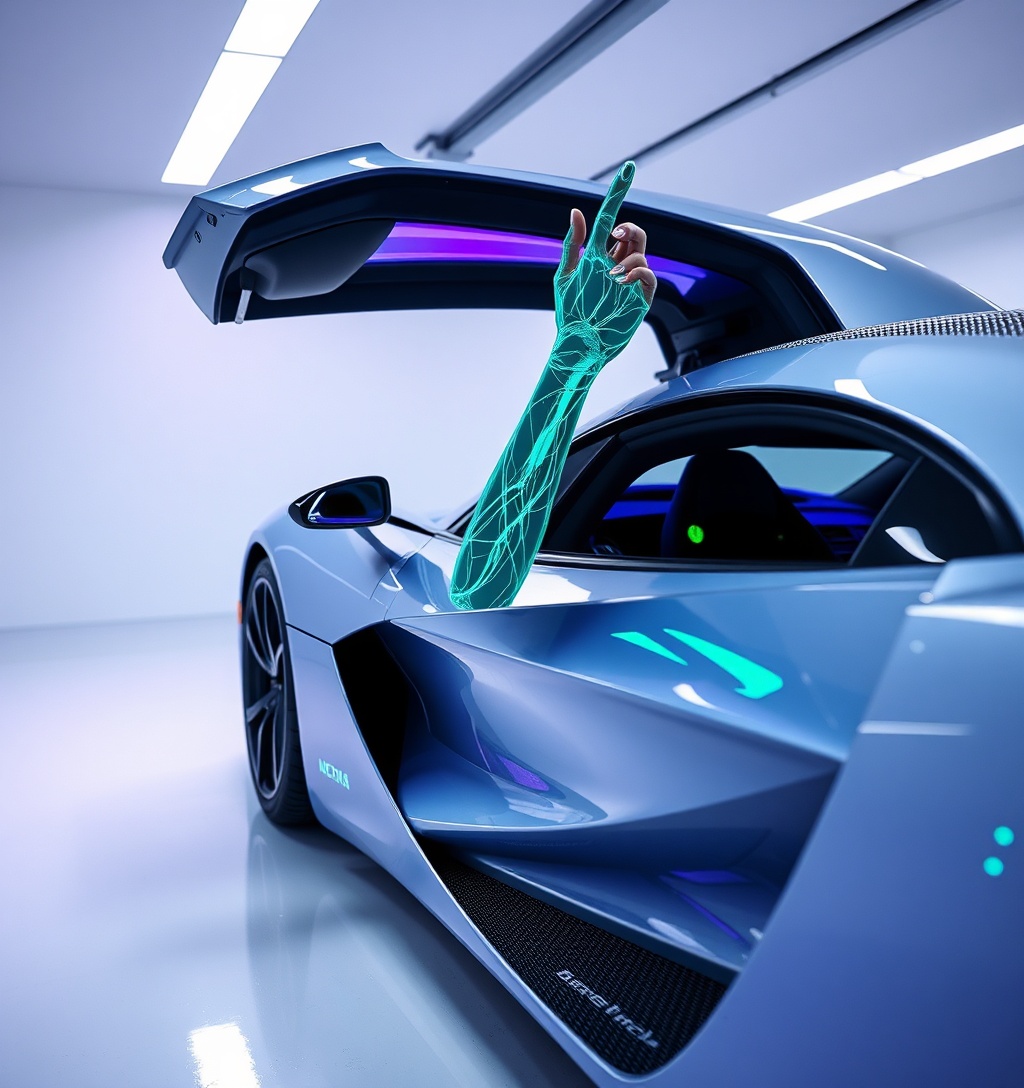 Illustrazione generata per il pezzo: JAS Tensei by Pininfarina, la supercar che resuscita il mito Honda NSX