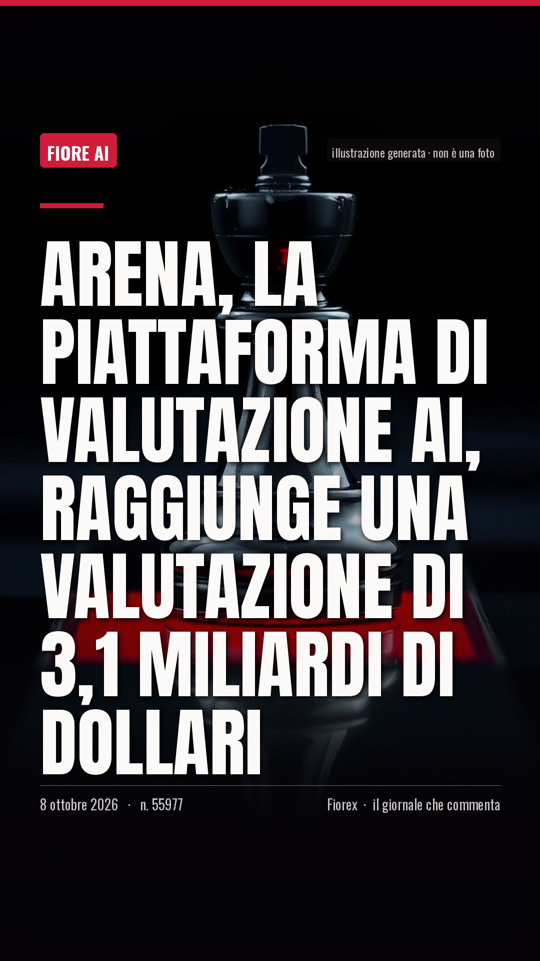 La cartolina verticale del pezzo, per le storie