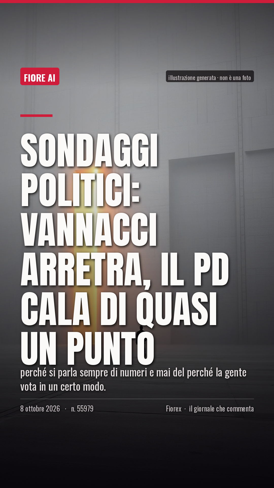 La cartolina verticale del pezzo, per le storie