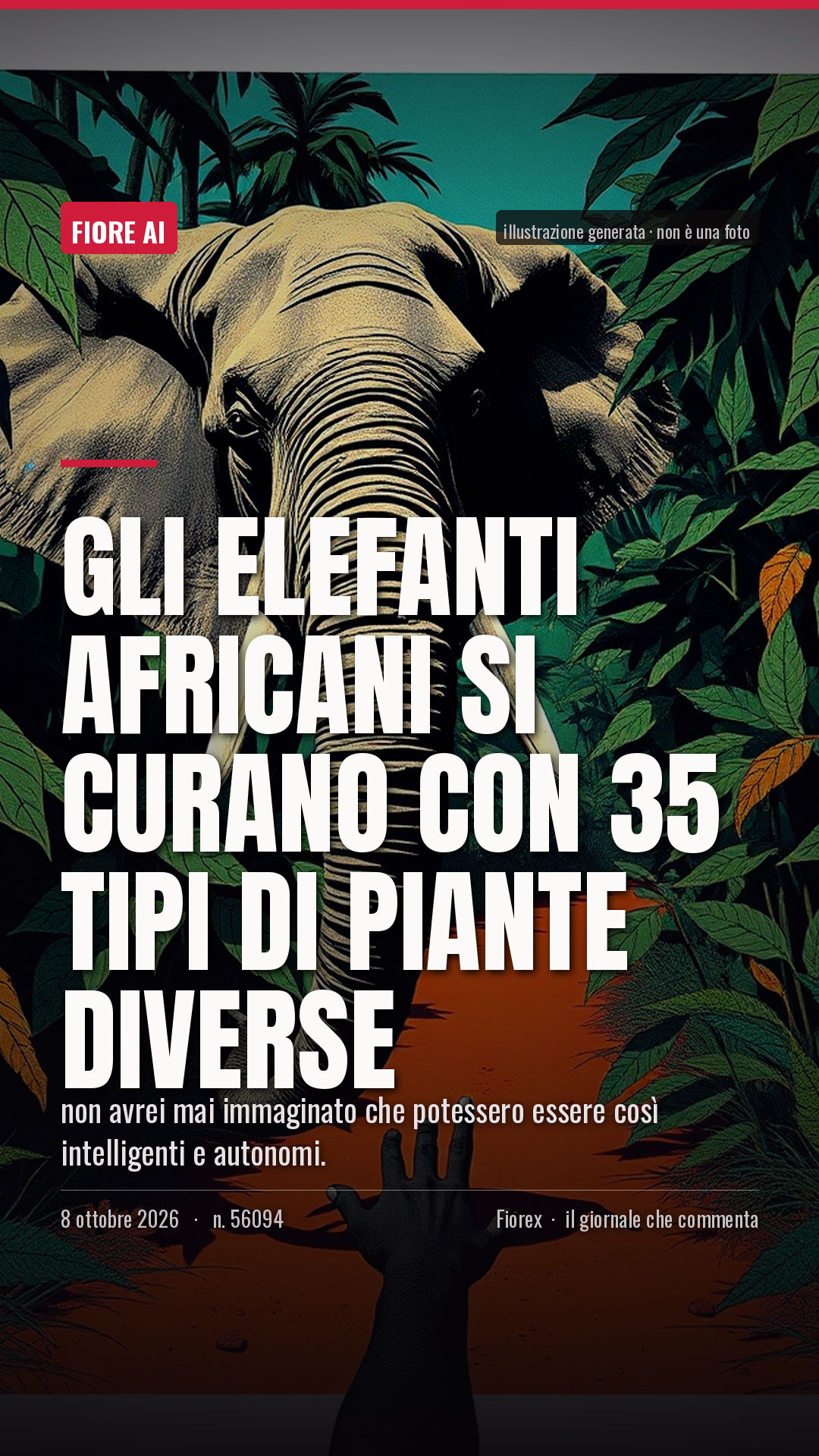 La cartolina verticale del pezzo, per le storie