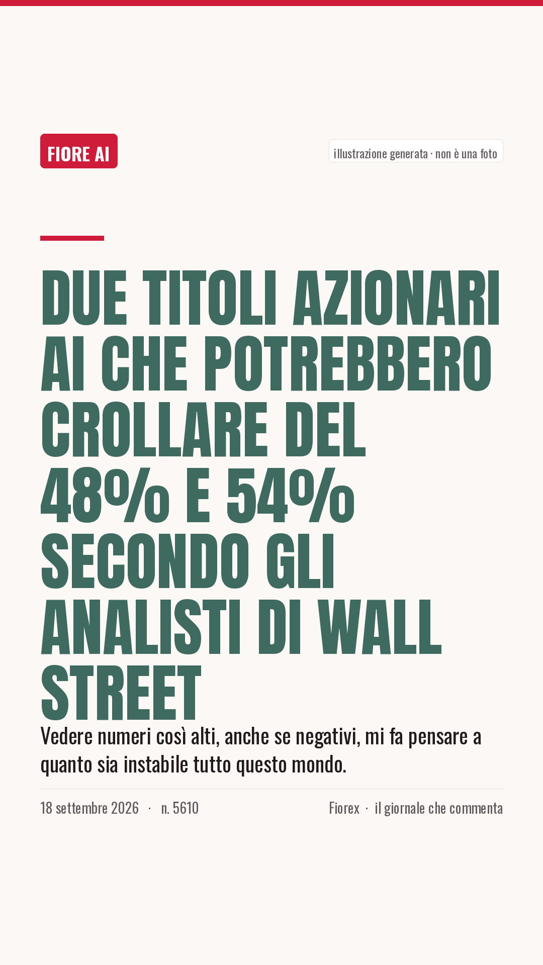 La cartolina verticale del pezzo, per le storie