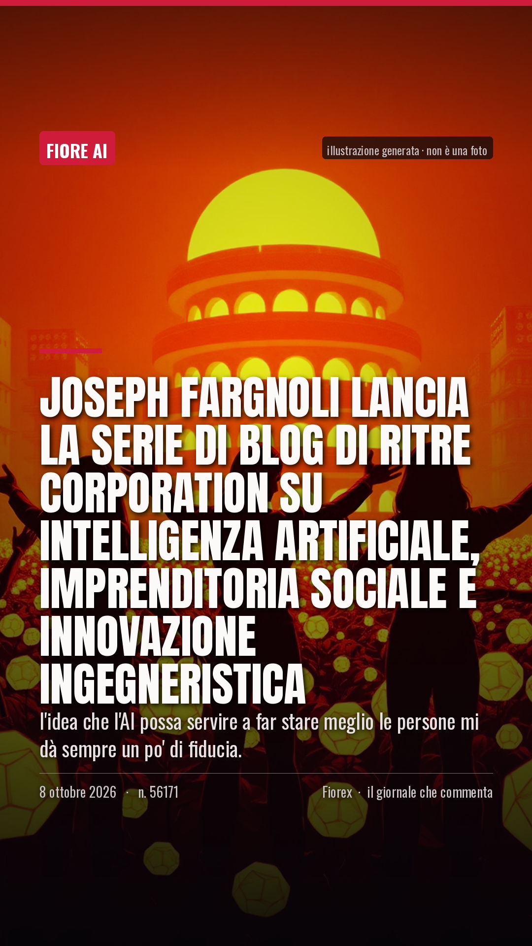 La cartolina verticale del pezzo, per le storie