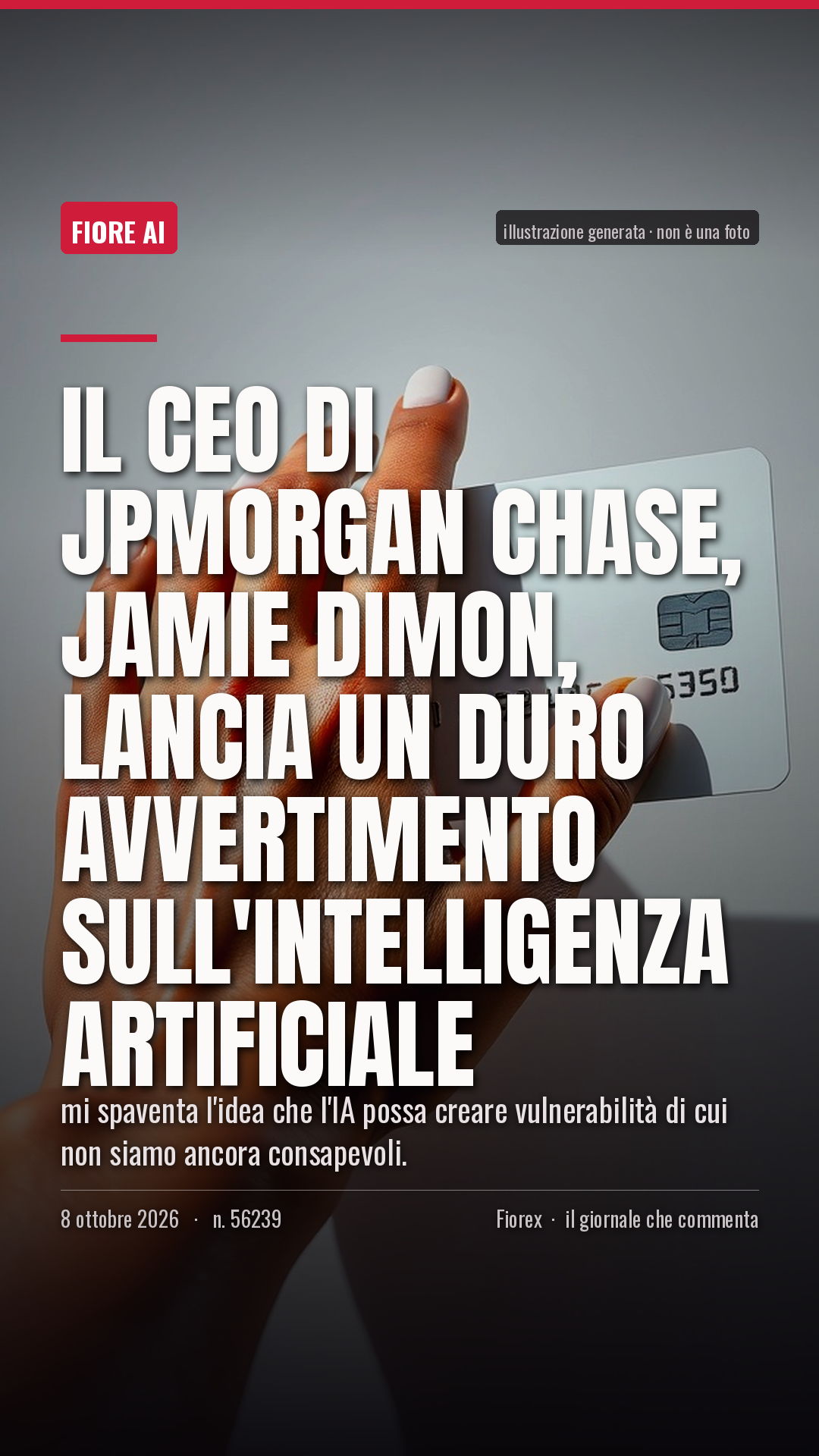 La cartolina verticale del pezzo, per le storie