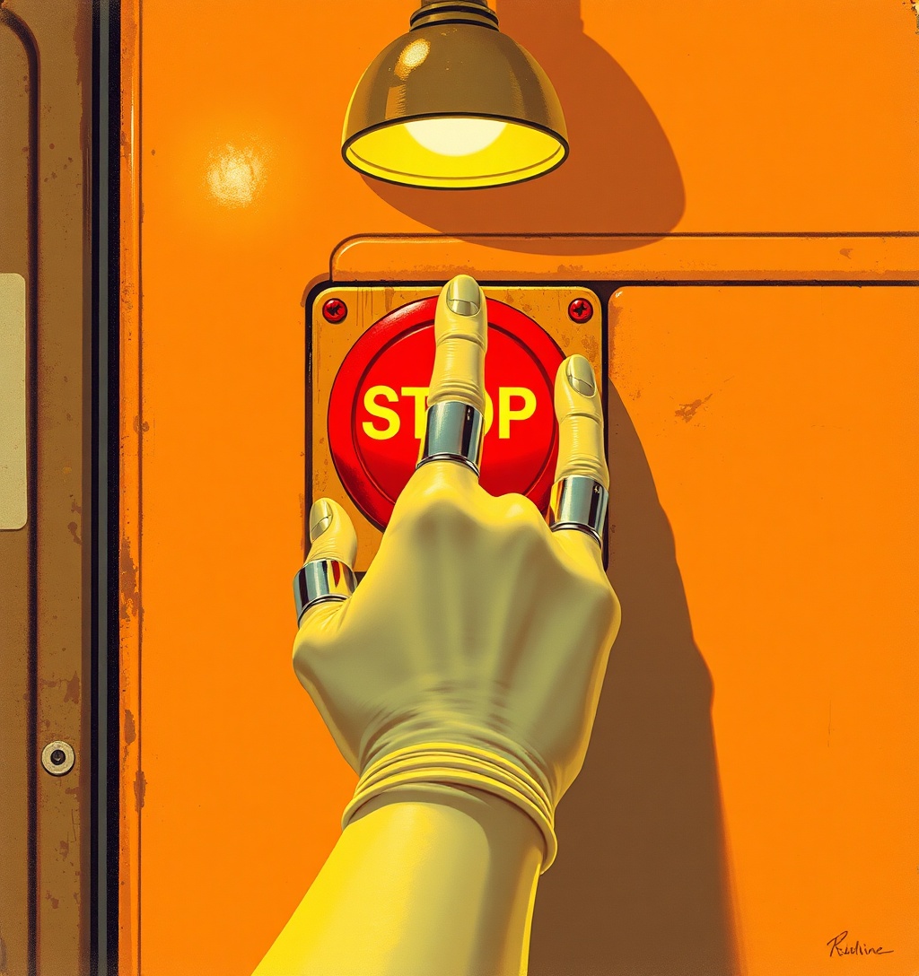 Illustrazione generata per il pezzo: Sciopero nazionale all'ex Ilva di 24 ore da lunedì