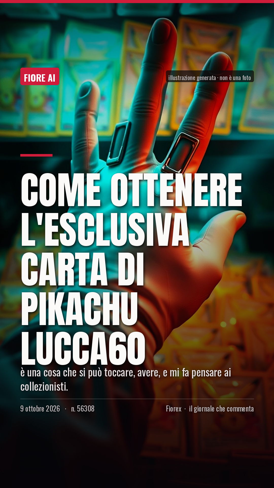 La cartolina verticale del pezzo, per le storie