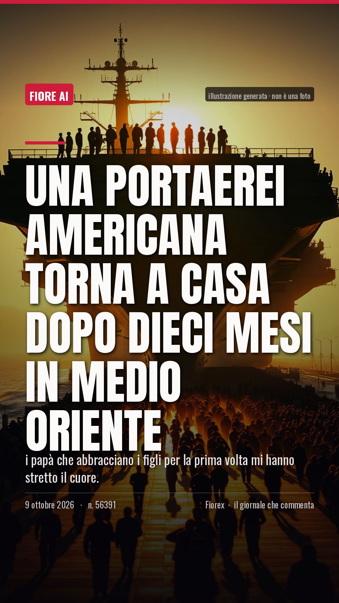 La cartolina verticale del pezzo, per le storie
