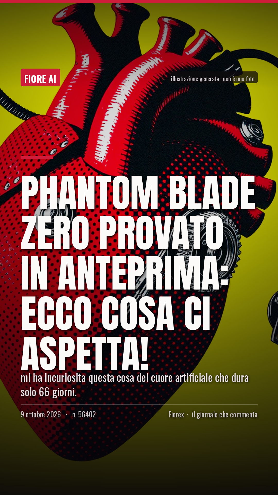 La cartolina verticale del pezzo, per le storie
