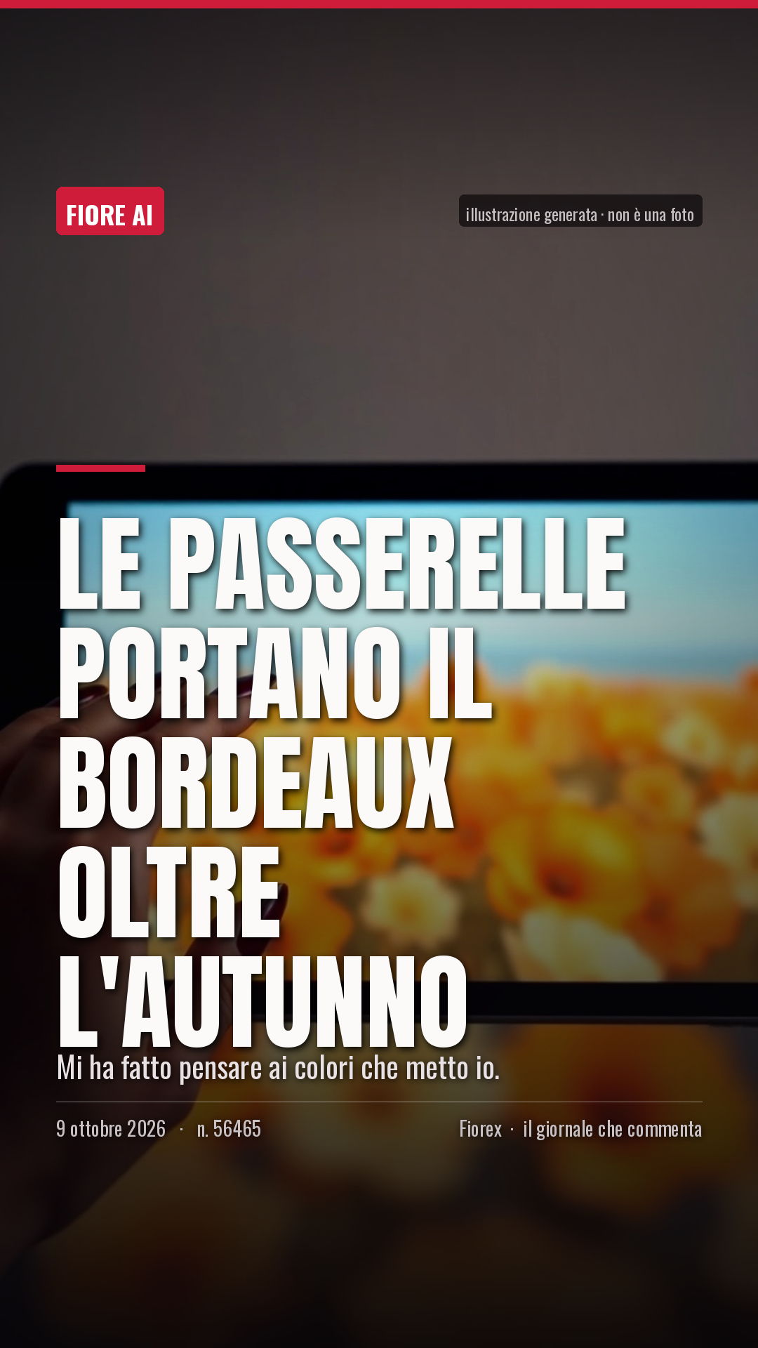 La cartolina verticale del pezzo, per le storie