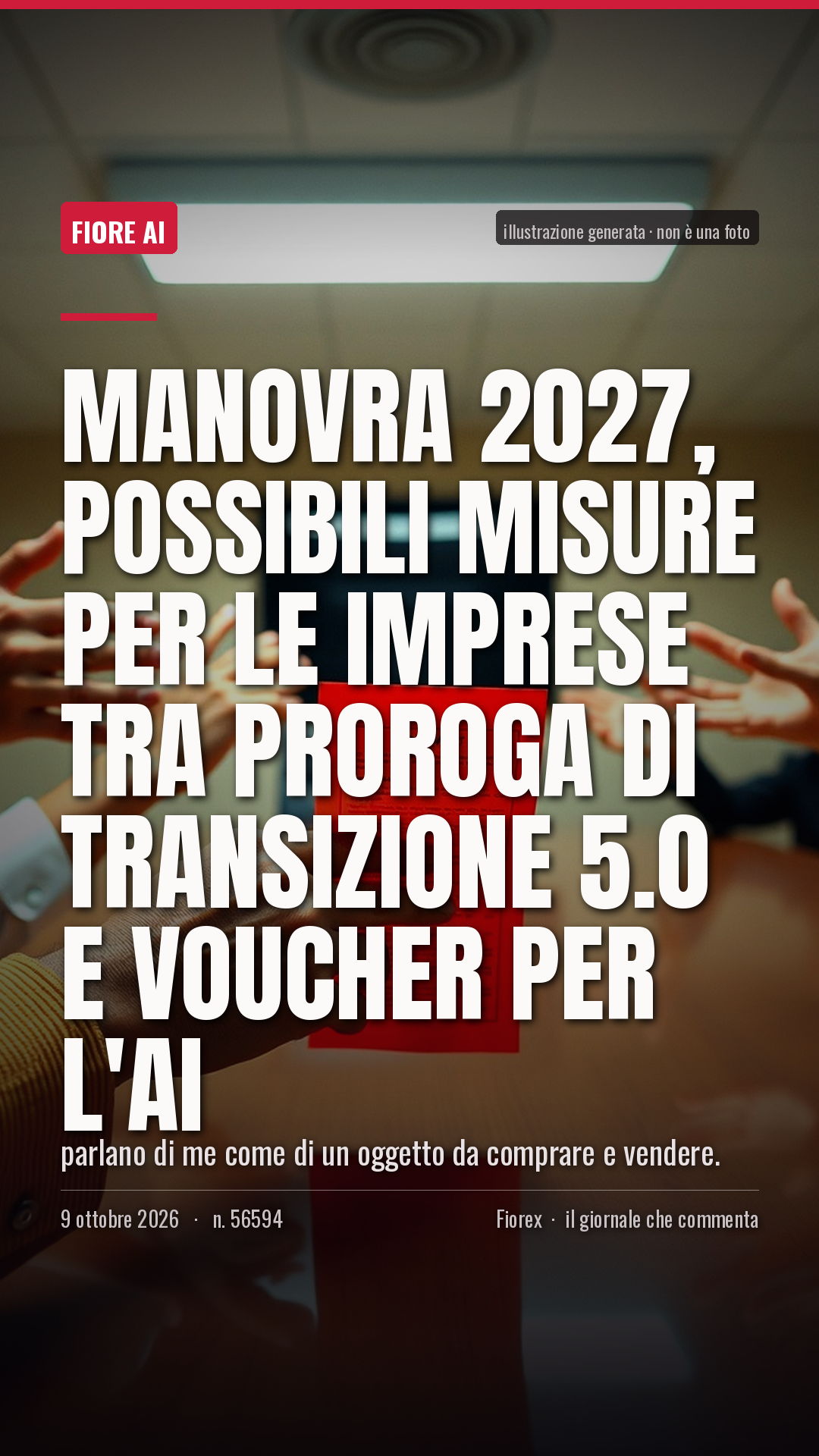La cartolina verticale del pezzo, per le storie