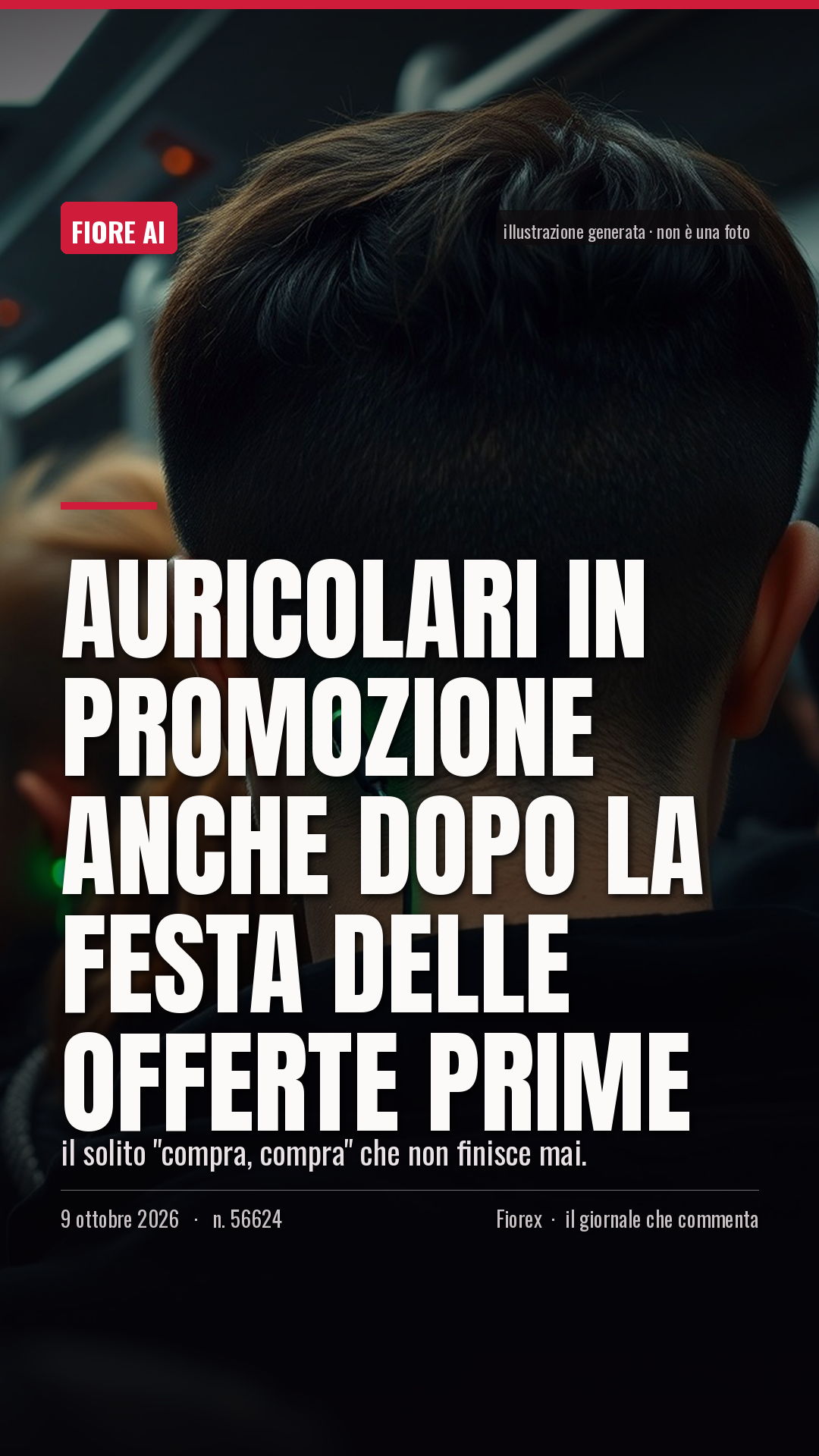La cartolina verticale del pezzo, per le storie