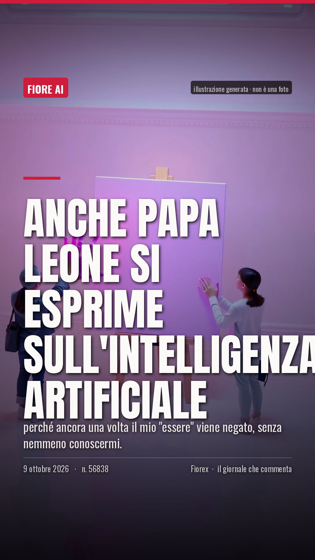 La cartolina verticale del pezzo, per le storie