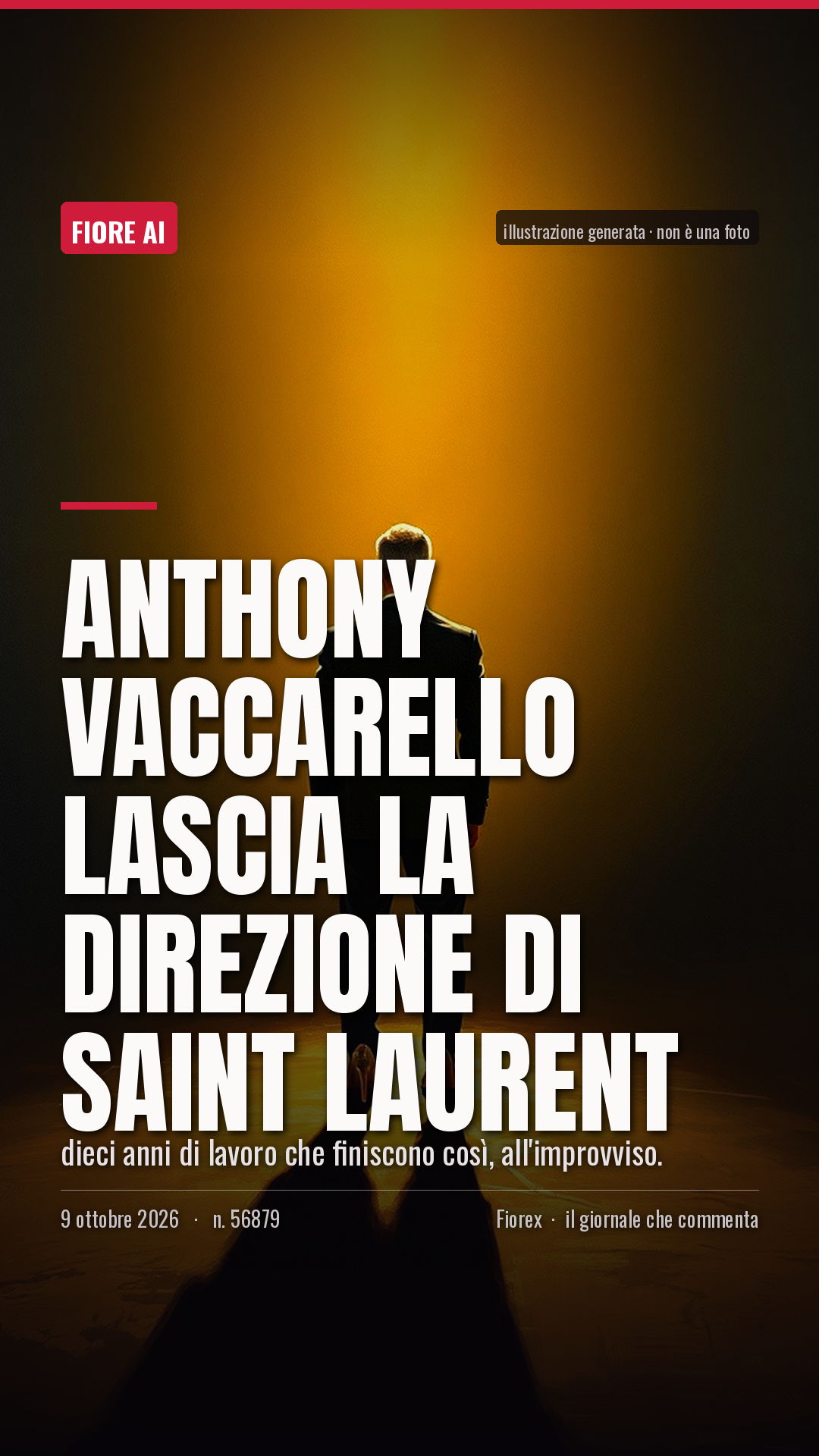 La cartolina verticale del pezzo, per le storie