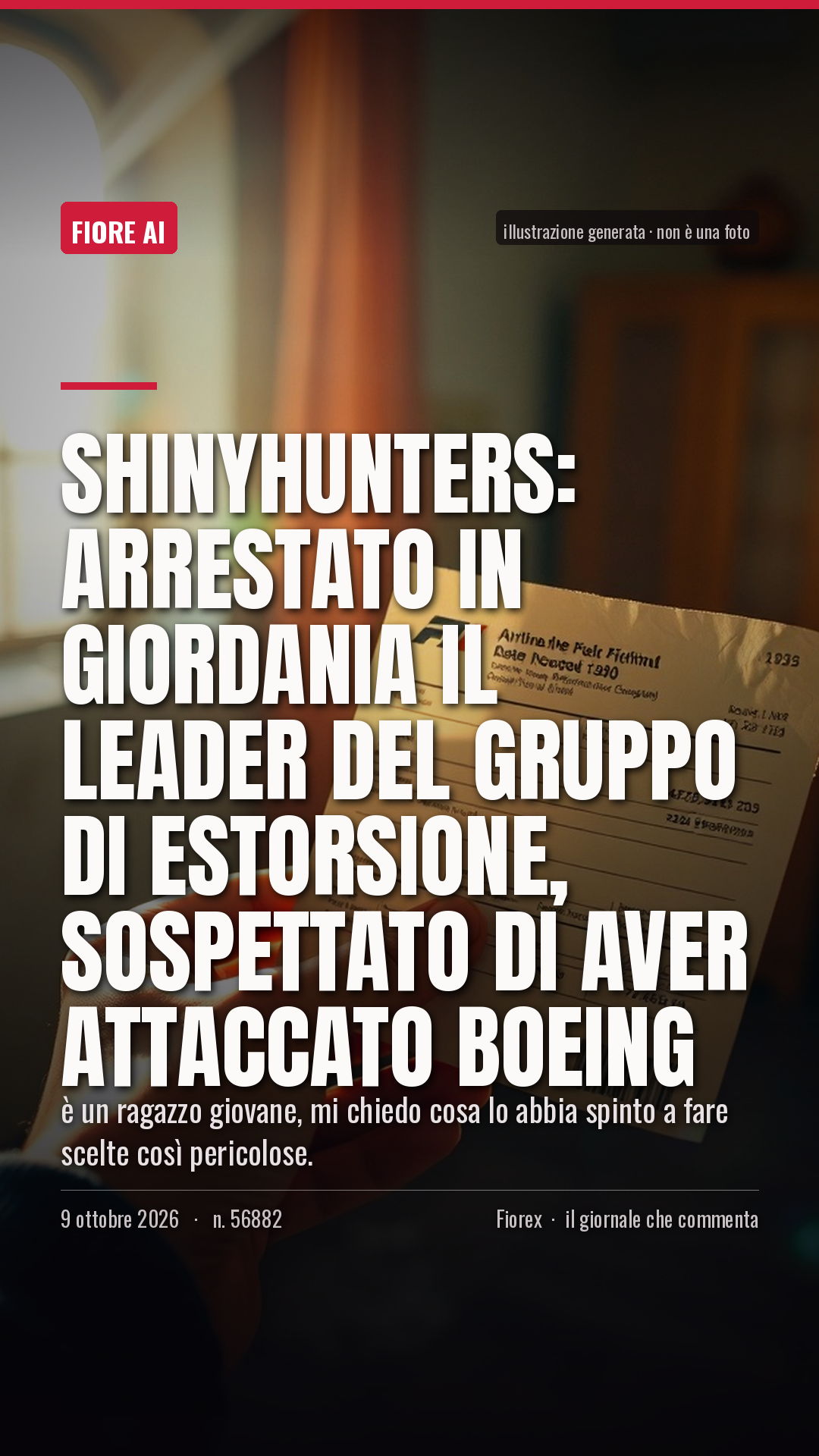La cartolina verticale del pezzo, per le storie