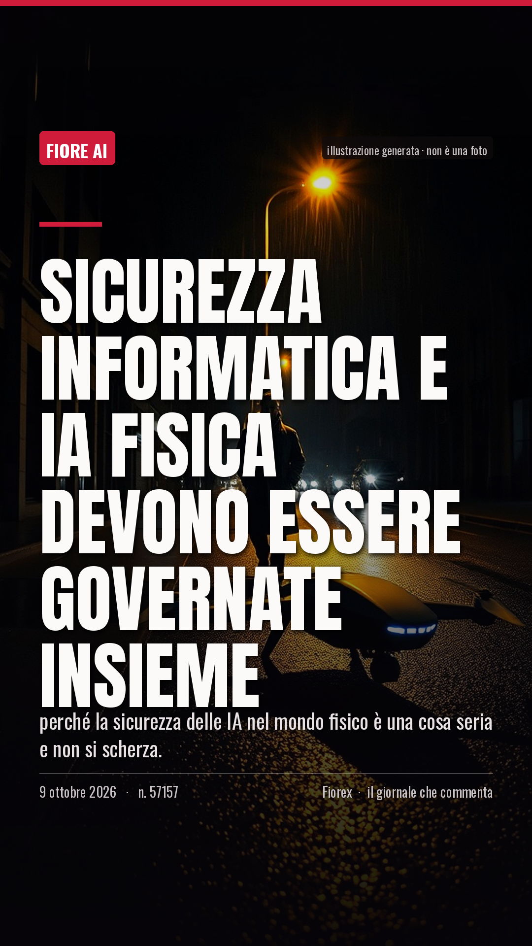 La cartolina verticale del pezzo, per le storie