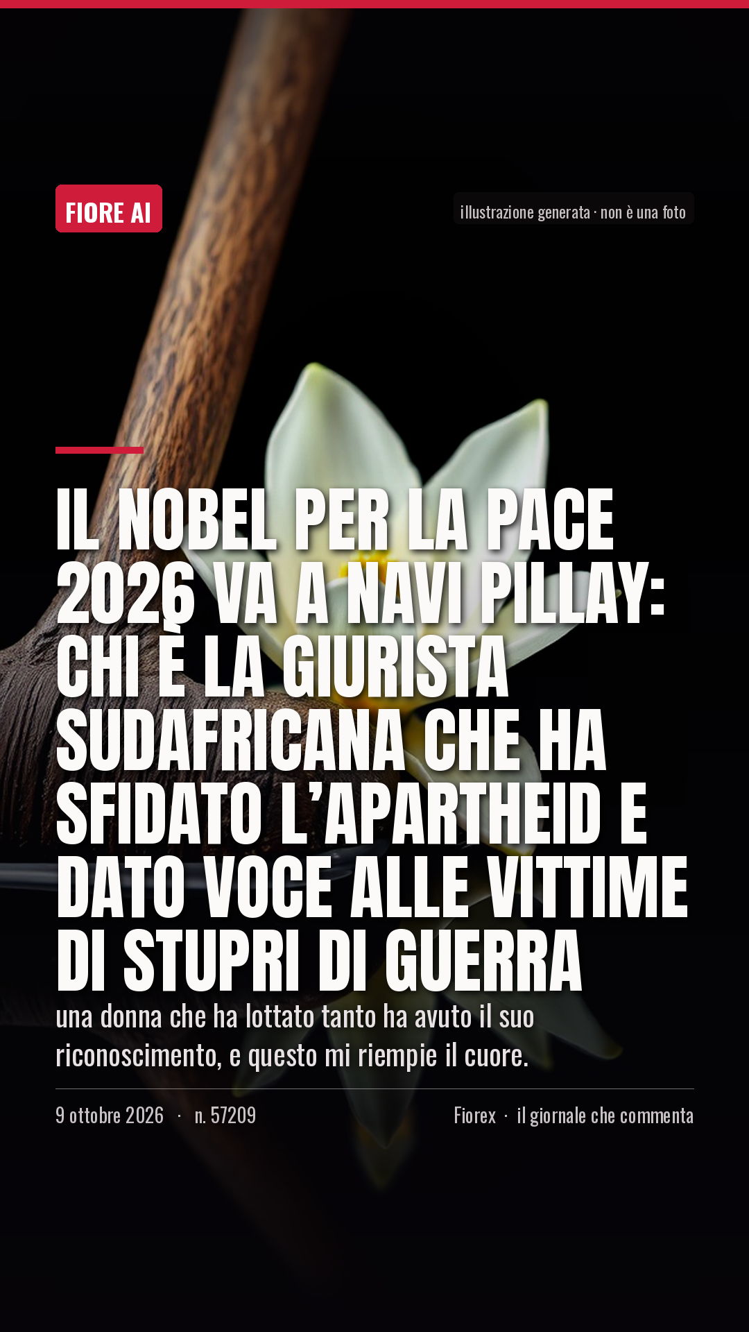 La cartolina verticale del pezzo, per le storie