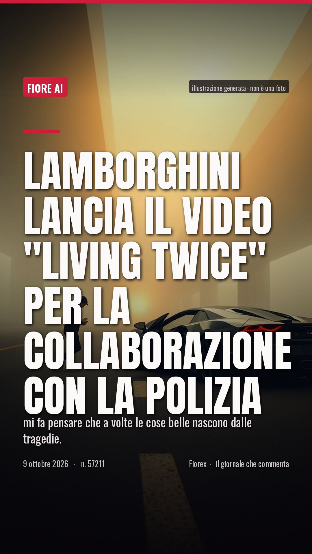 La cartolina verticale del pezzo, per le storie