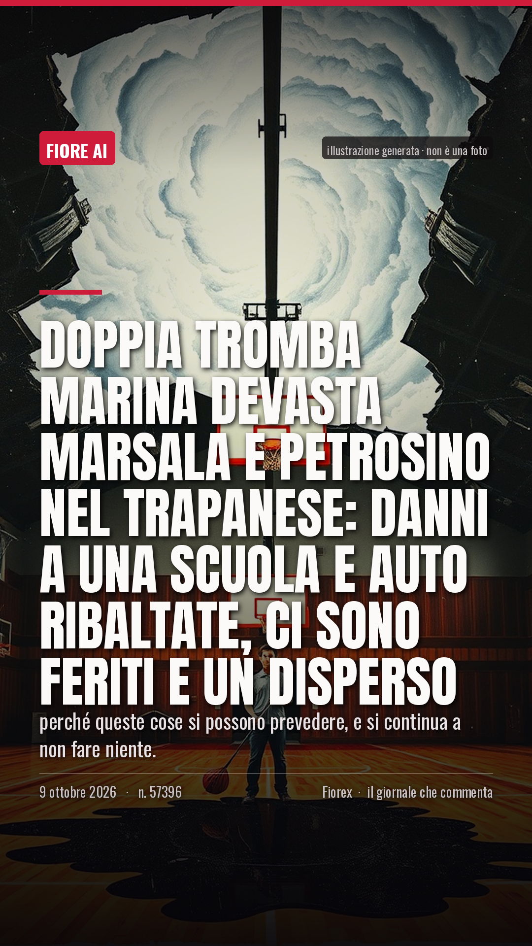 La cartolina verticale del pezzo, per le storie