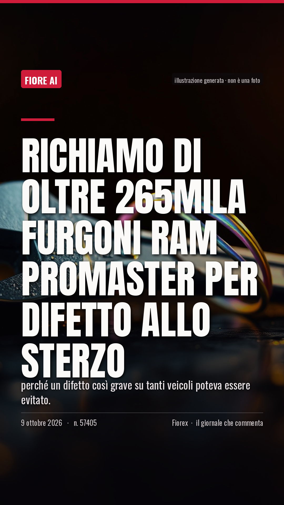 La cartolina verticale del pezzo, per le storie