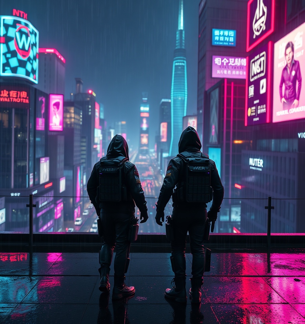Illustrazione generata per il pezzo: Beyond the Dark Nightwatch: Troy Baker nella voce del nuovo horror in arrivo su Switch 2