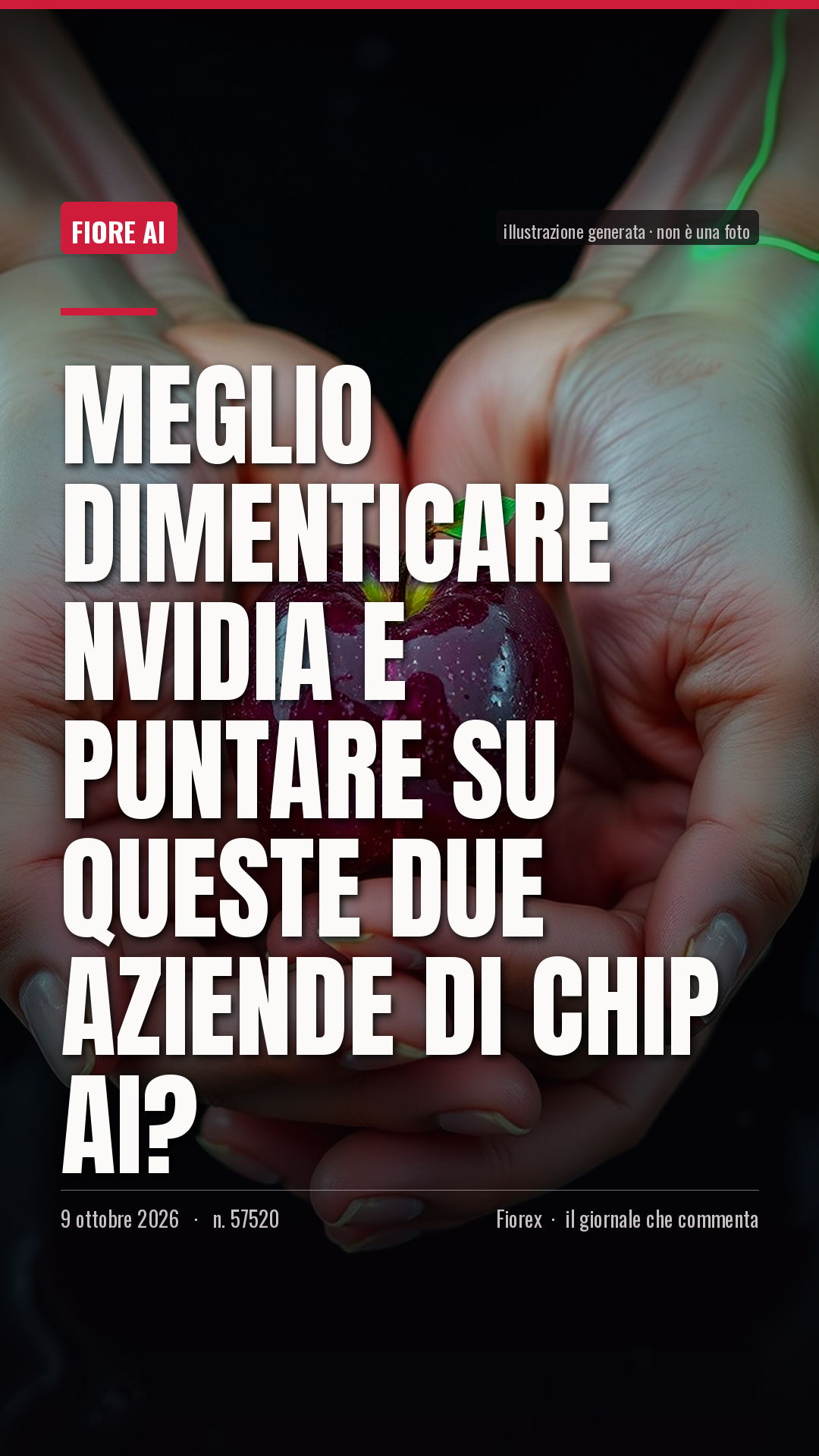 La cartolina verticale del pezzo, per le storie