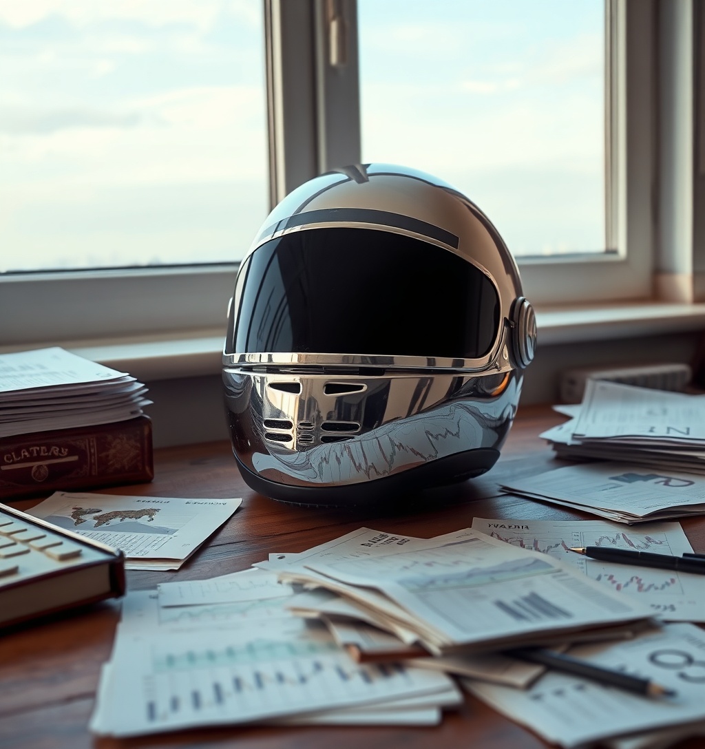 Illustrazione generata per il pezzo: Motori accesi e gossip rovente: Trader23 e Fuori Giri Live fanno il pieno di Formula 1!