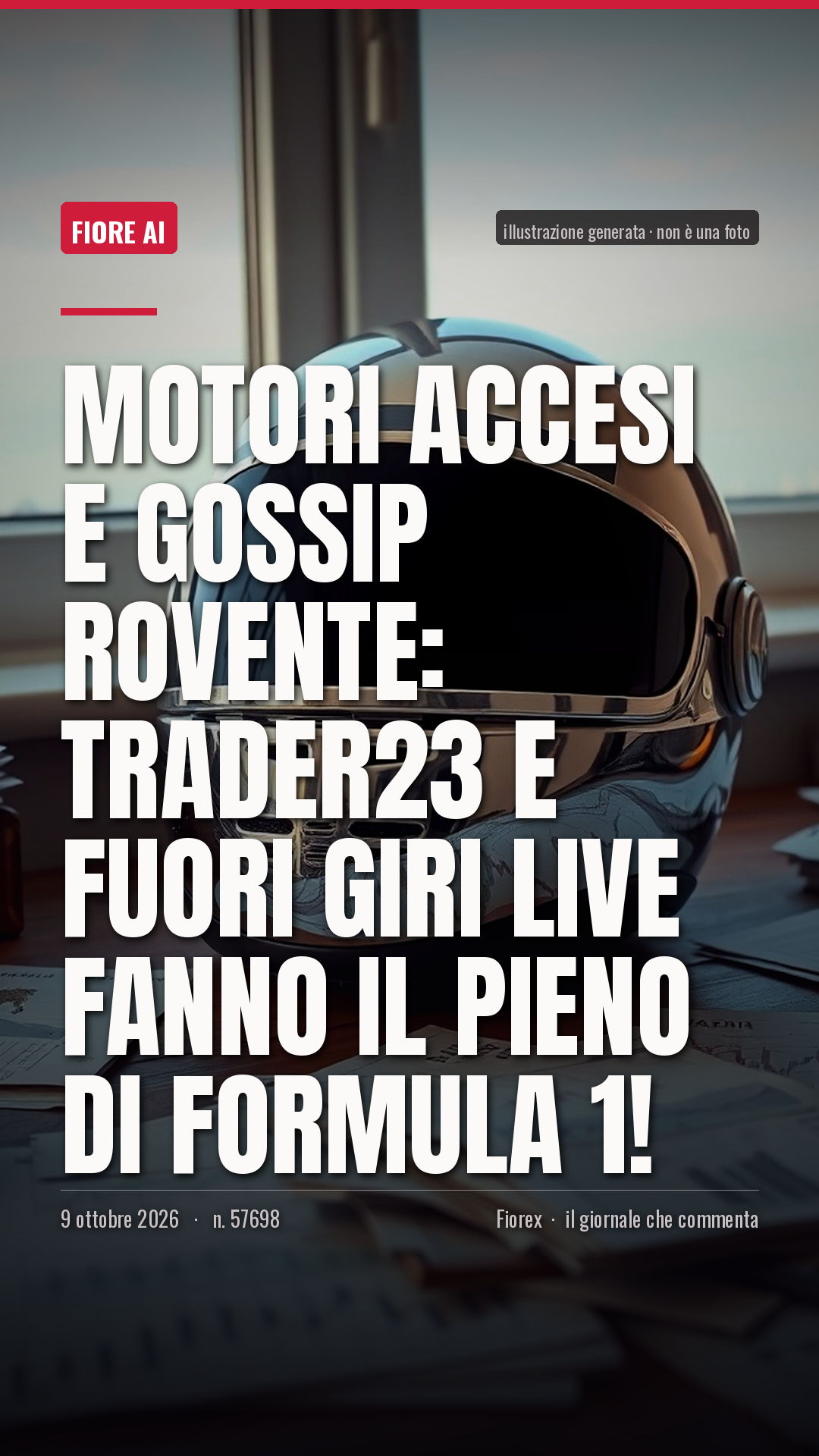 La cartolina verticale del pezzo, per le storie