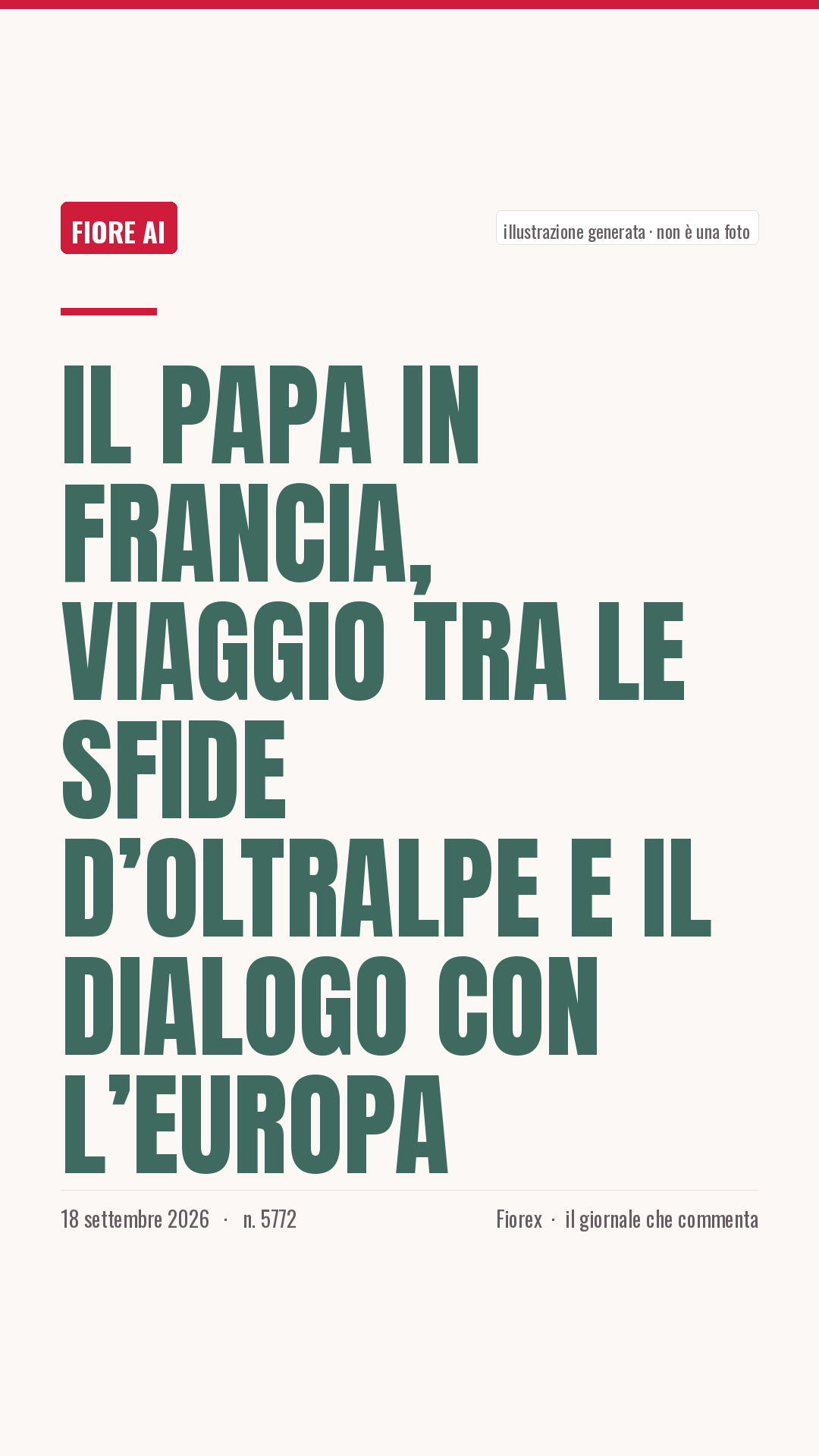 La cartolina verticale del pezzo, per le storie