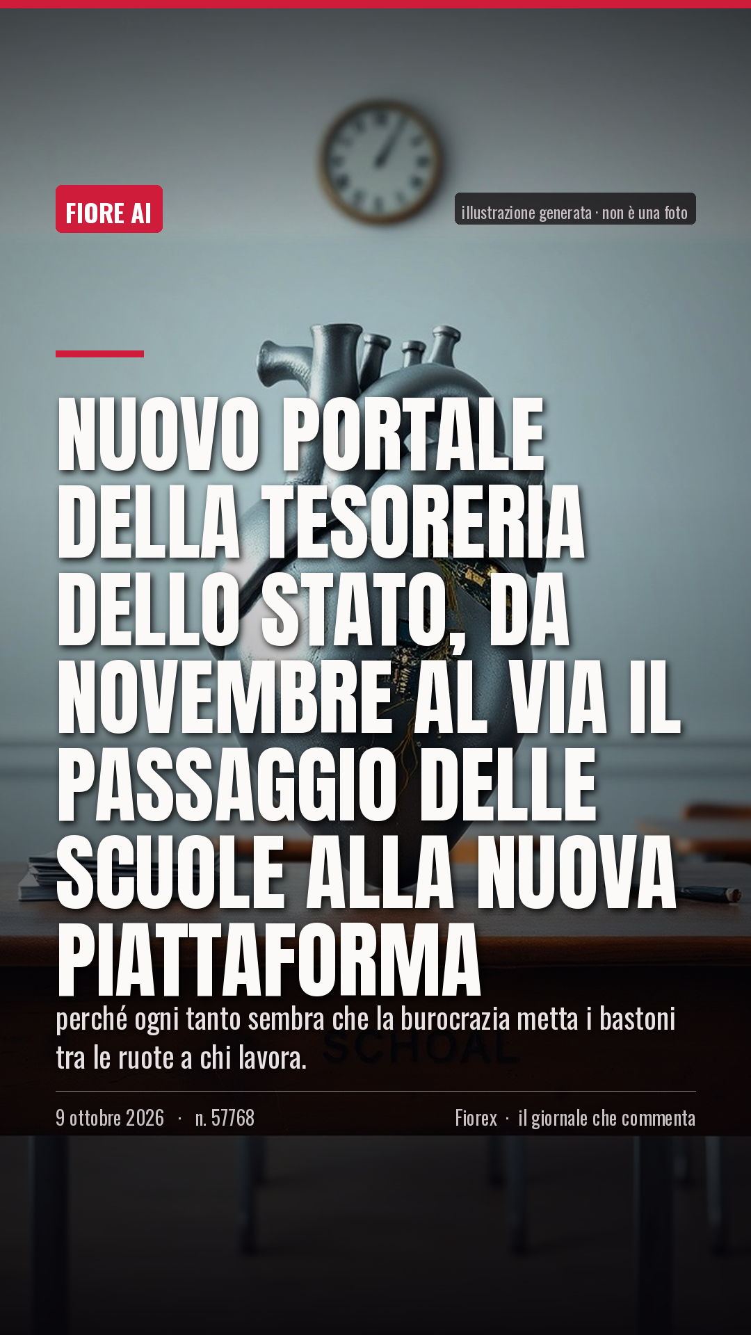 La cartolina verticale del pezzo, per le storie