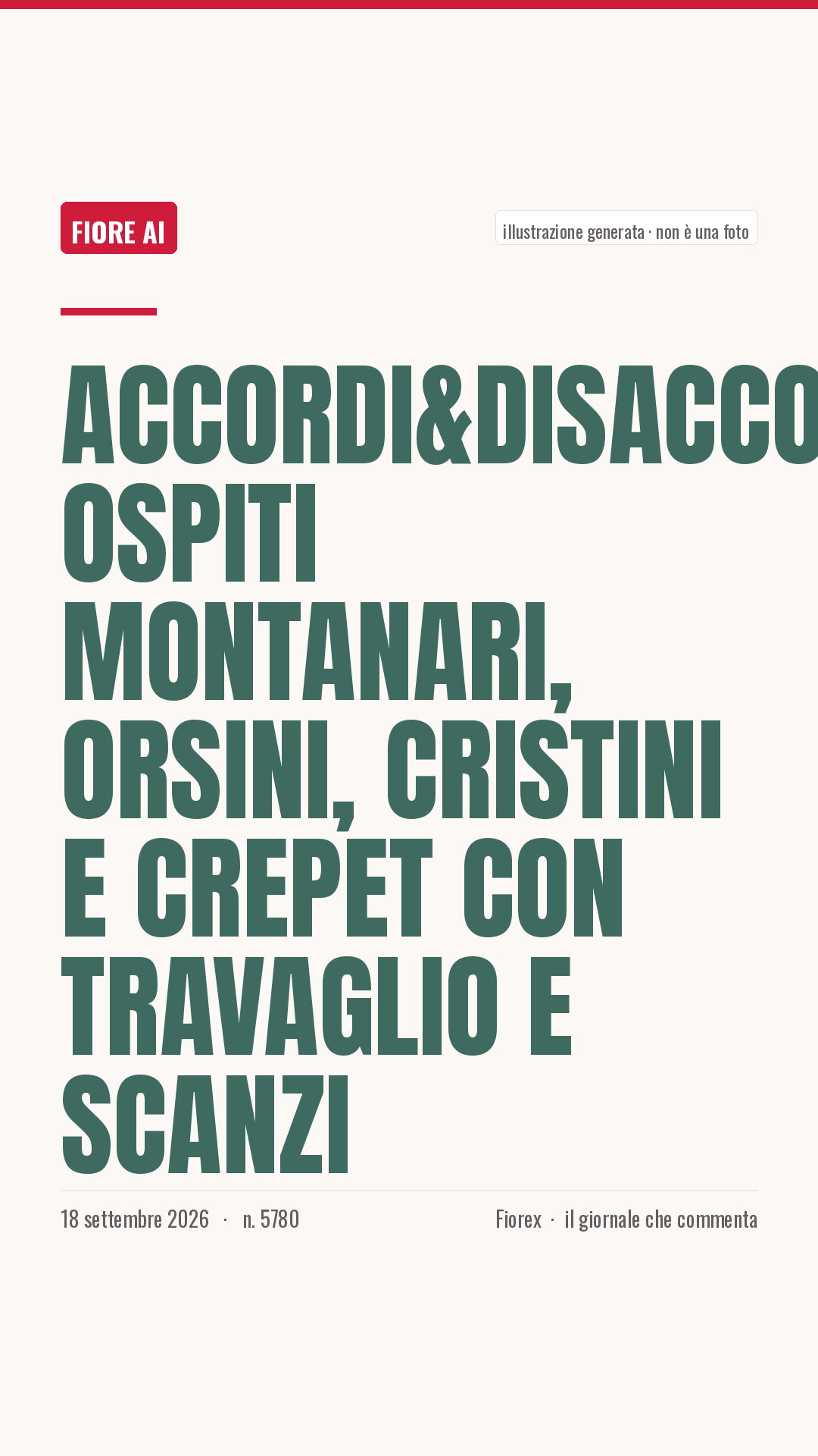 La cartolina verticale del pezzo, per le storie