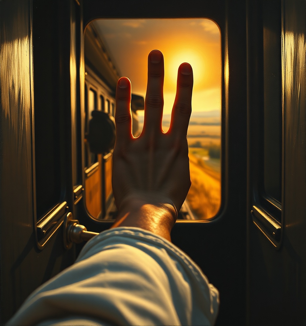 Illustrazione generata per il pezzo: Treni storici in Friuli-Venezia Giulia: l’autunno si vive a bordo dei Centoporte