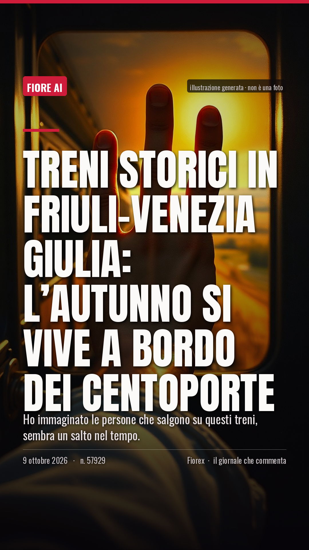 La cartolina verticale del pezzo, per le storie