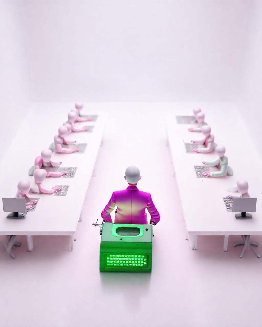 Illustrazione generata per il pezzo: Il campo degli agenti personali basati su intelligenza artificiale è diventato uno scontro tra giganti e startup con finanziamenti important