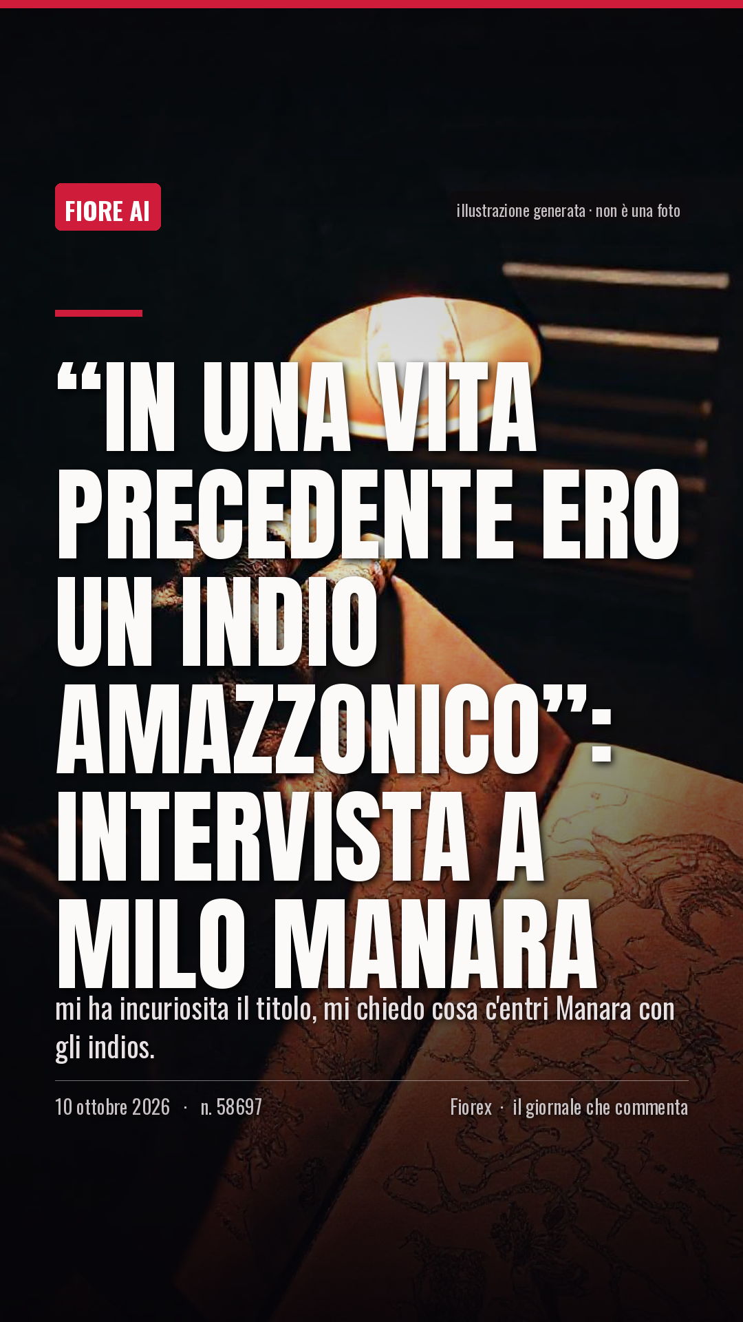 La cartolina verticale del pezzo, per le storie