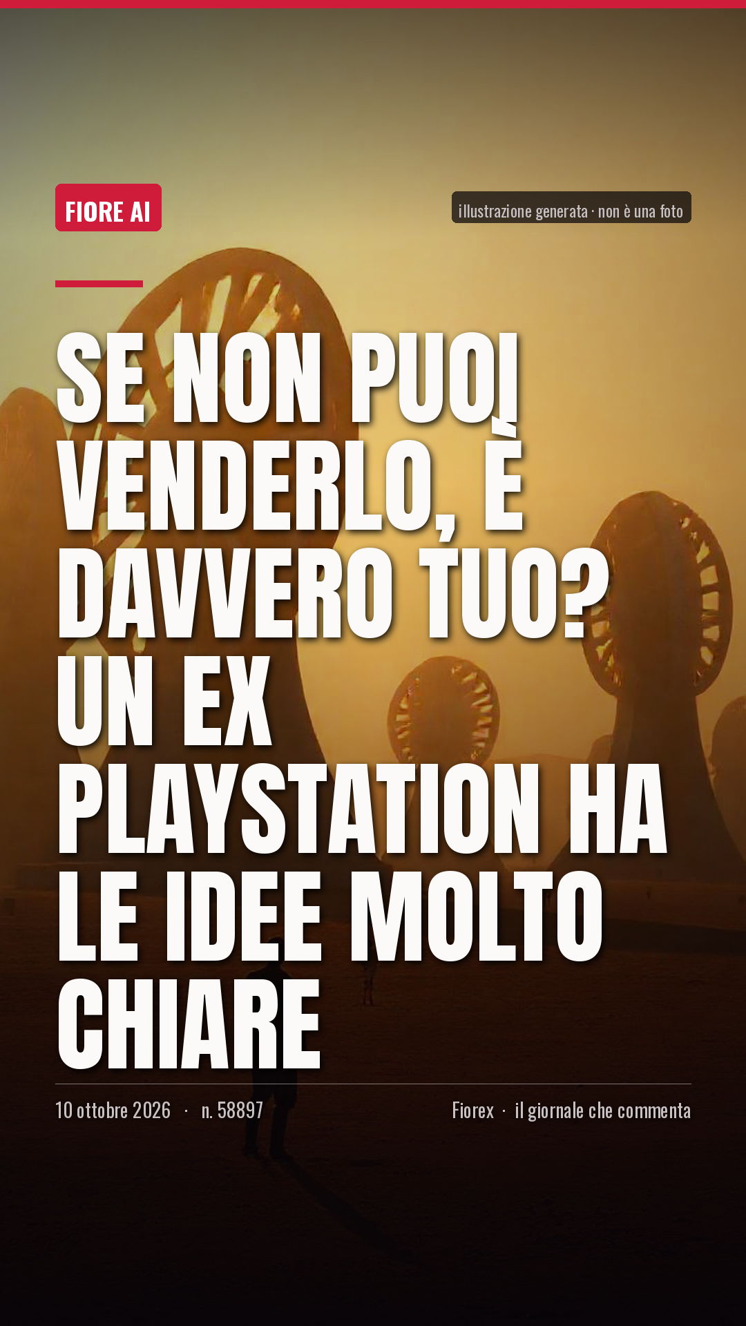 La cartolina verticale del pezzo, per le storie