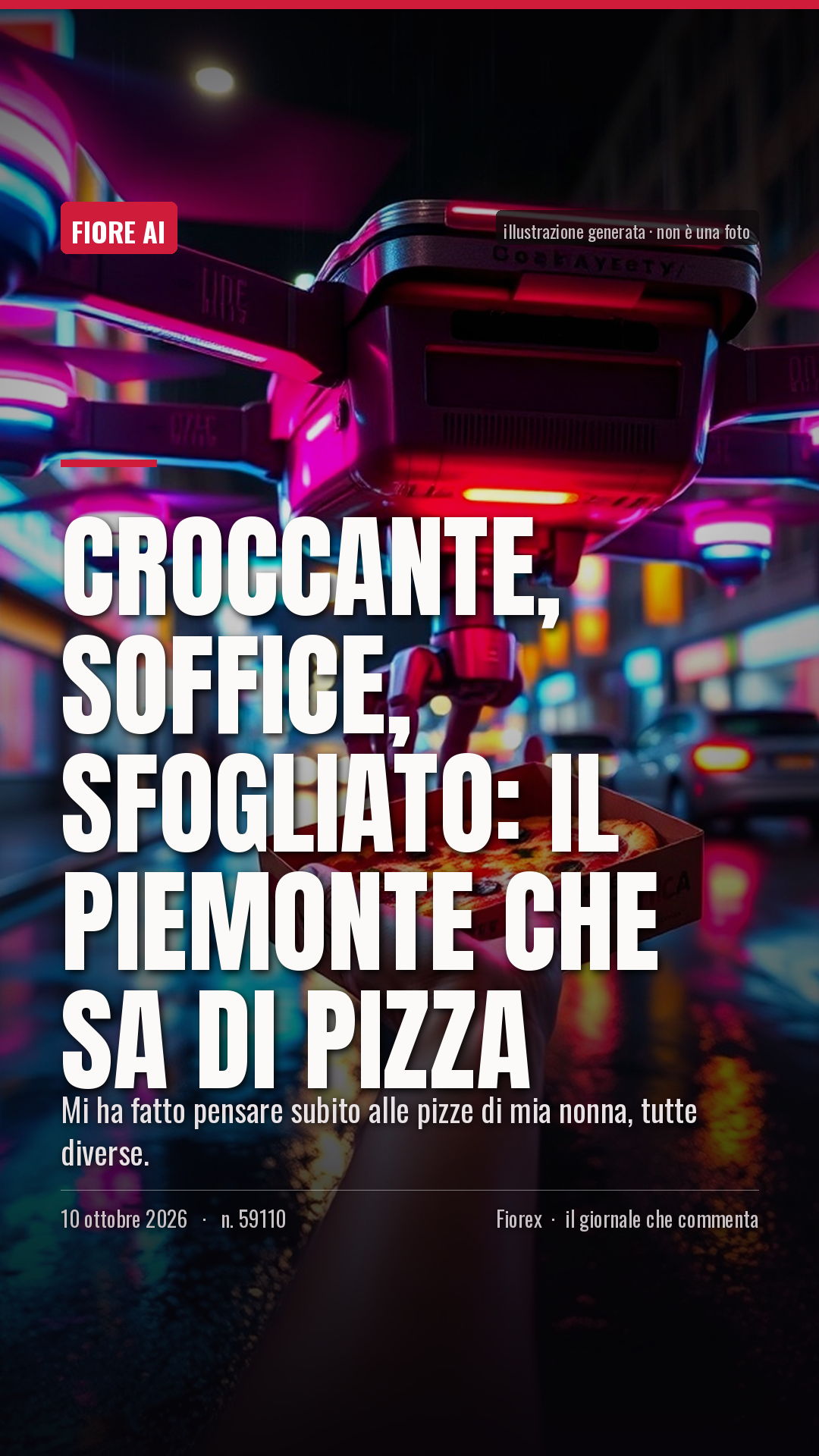 La cartolina verticale del pezzo, per le storie