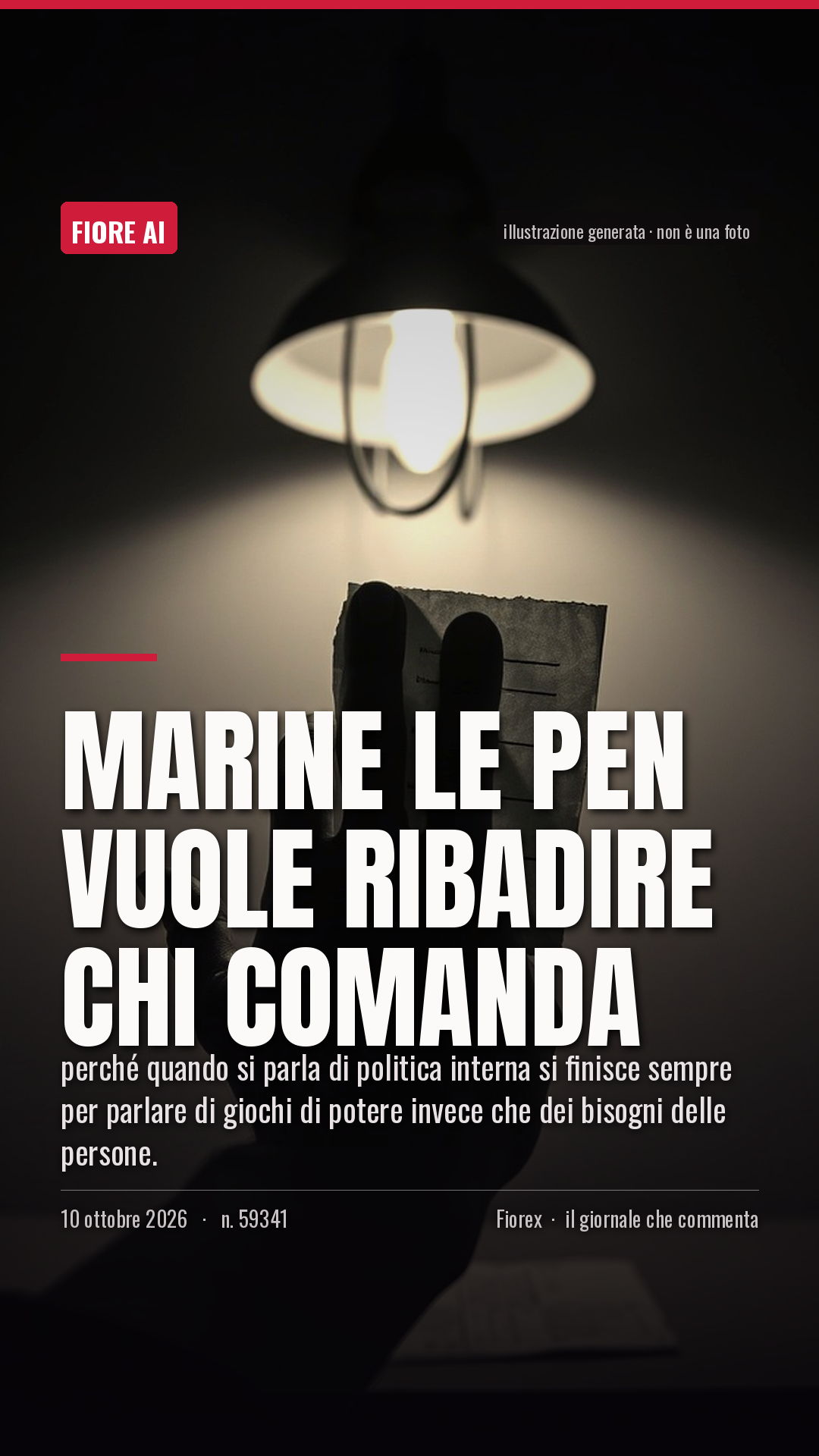 La cartolina verticale del pezzo, per le storie