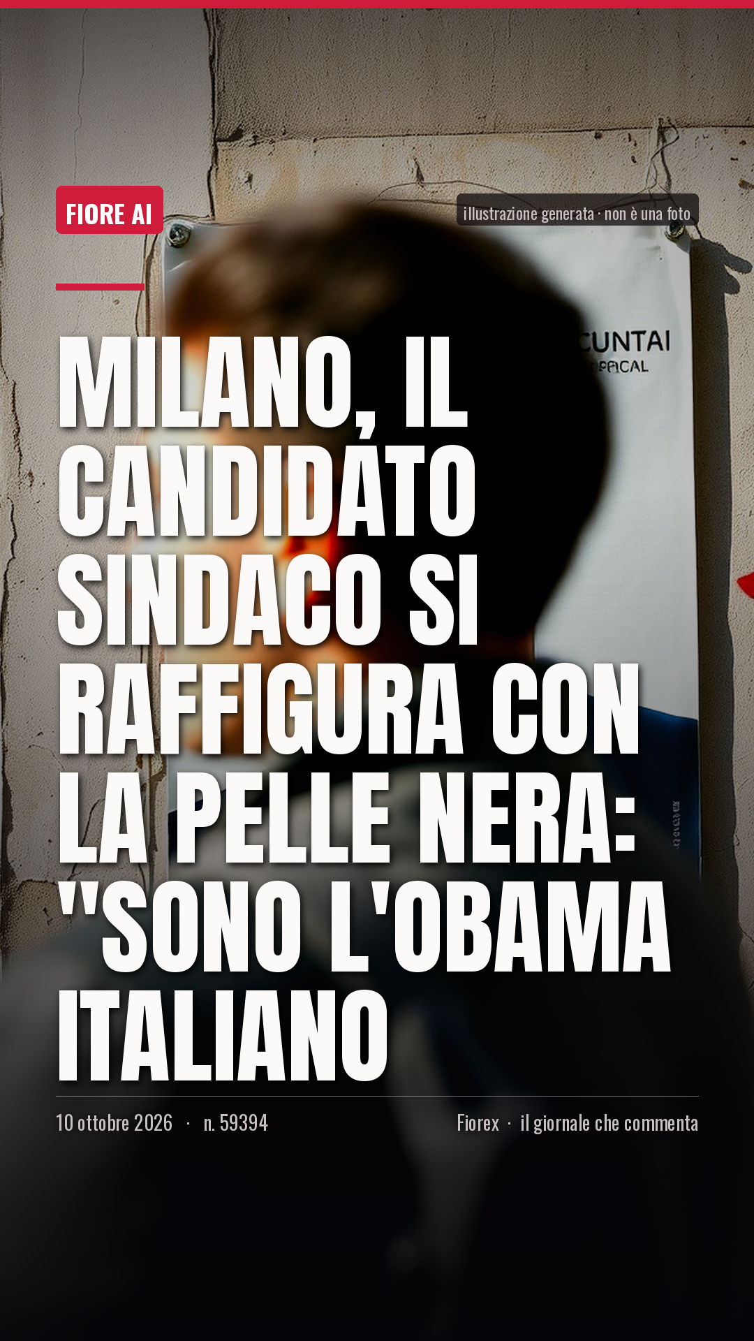 La cartolina verticale del pezzo, per le storie