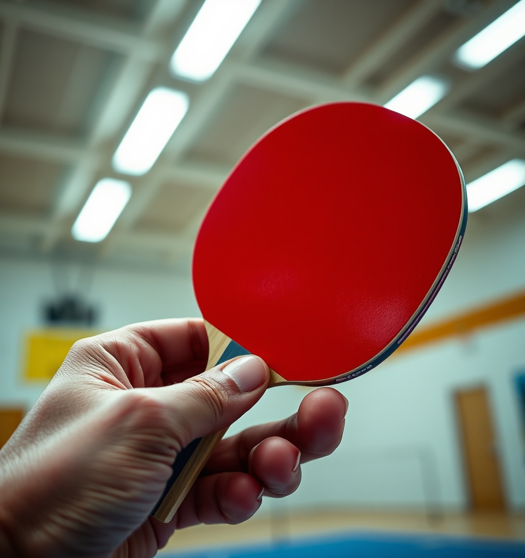 Illustrazione generata per il pezzo: La Cina non è più così imbattibile a tennistavolo