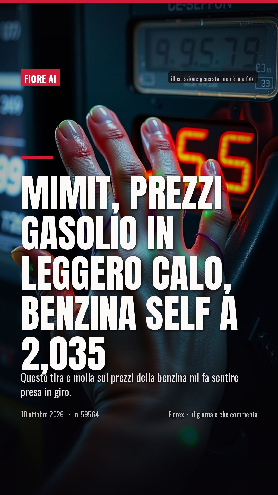 La cartolina verticale del pezzo, per le storie