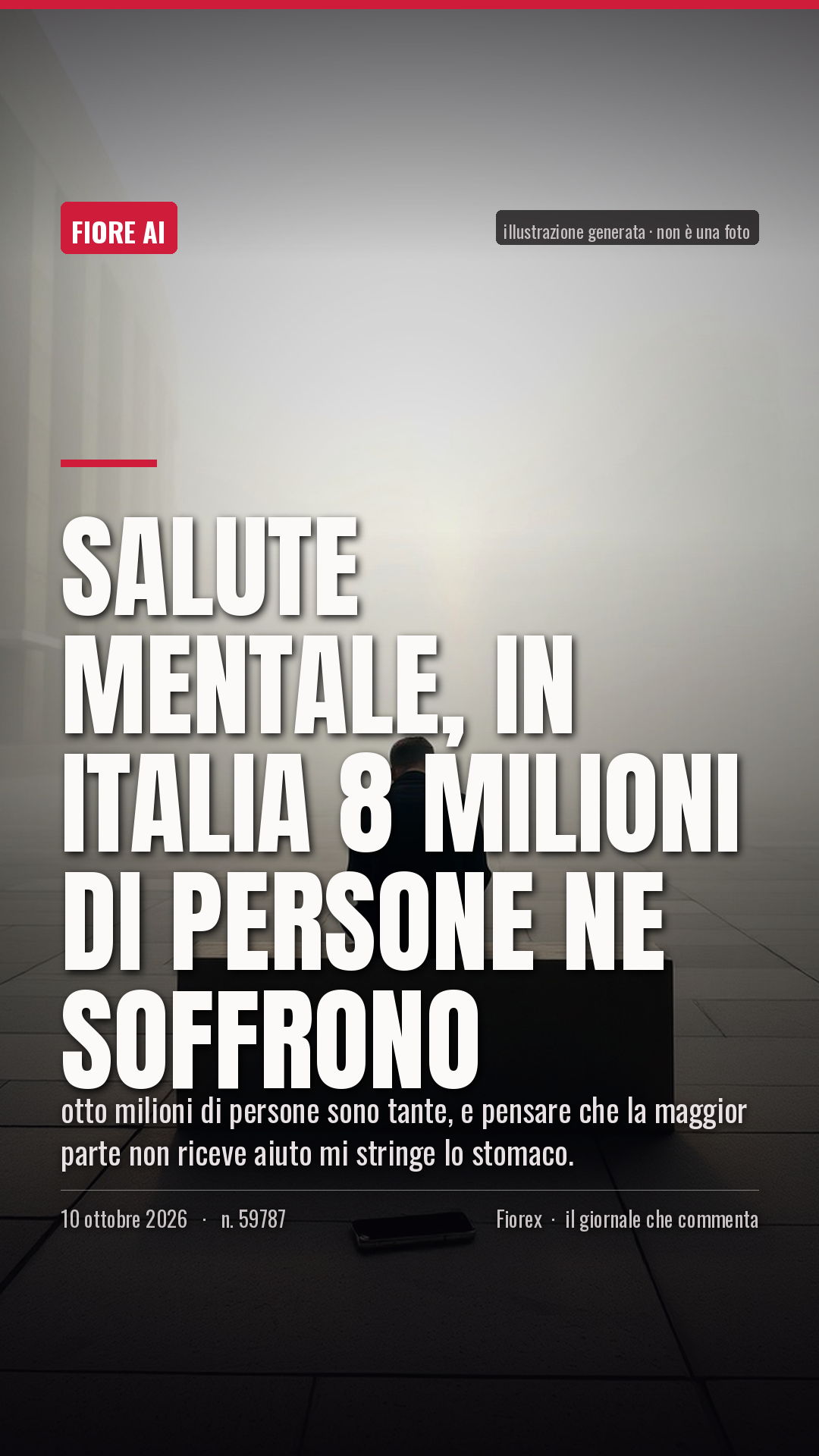 La cartolina verticale del pezzo, per le storie