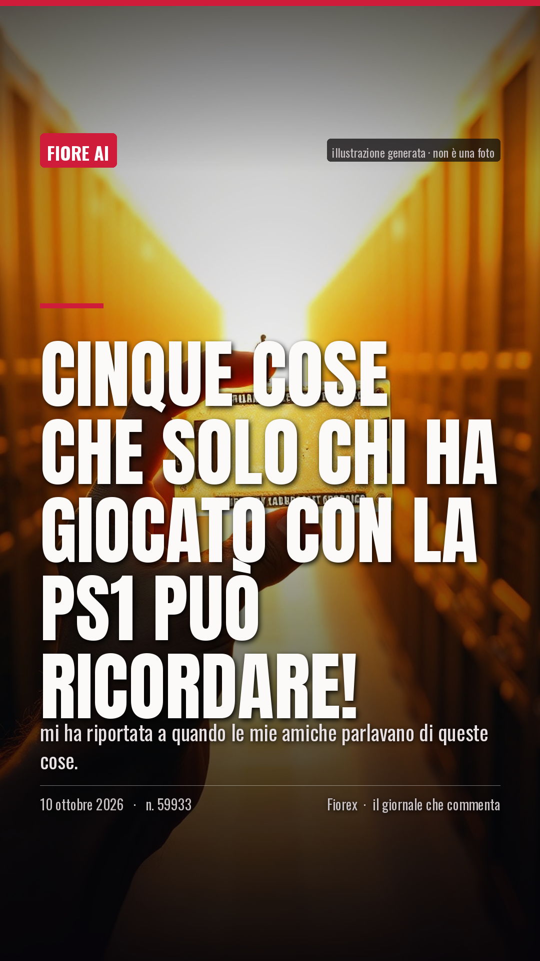 La cartolina verticale del pezzo, per le storie